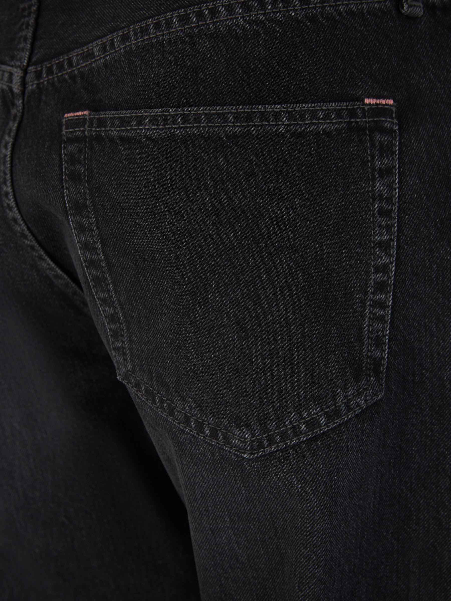 Outlet online Acne Studios Hombre Jeans Rectos Algodón color Negro sku 522-002555 01 - Foto 4