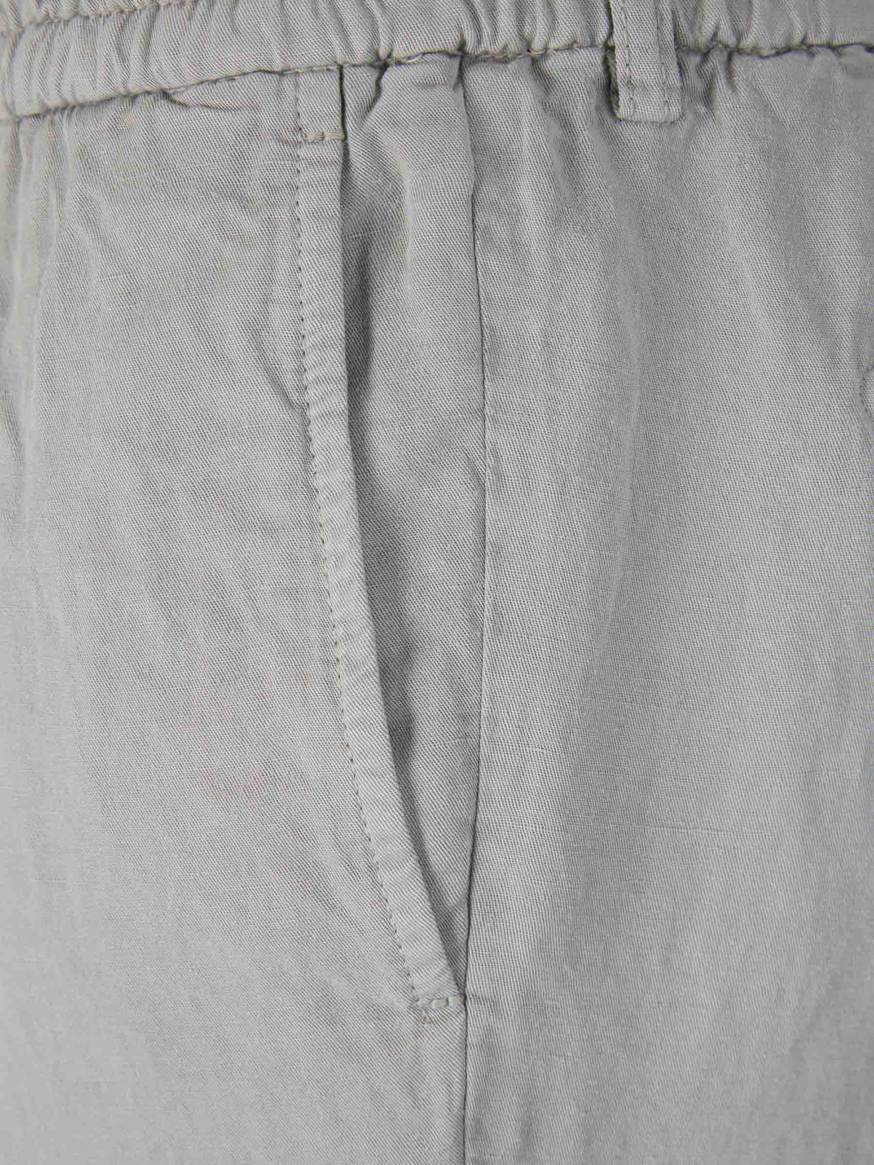 Outlet online Santa Eulalia Hombre Joggers Fluidos Lino color Gris Claro sku 521-003035 02 - Foto 3