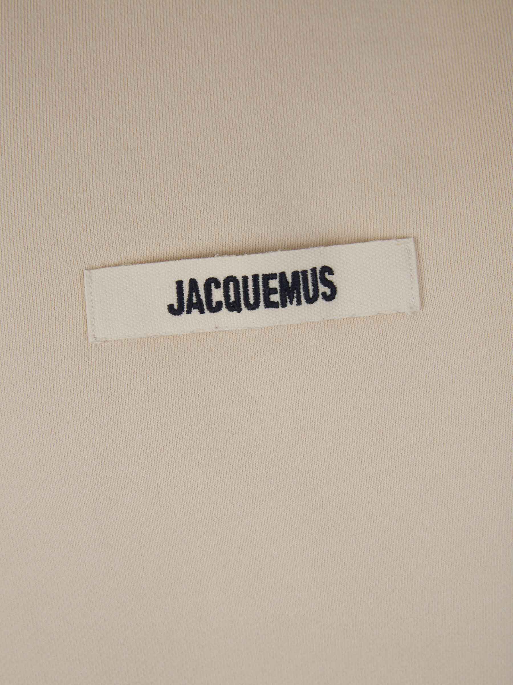 Outlet online Jacquemus Hombre Sudadera Capucha Algodón color Beis sku 545-001565 02 - Foto 4