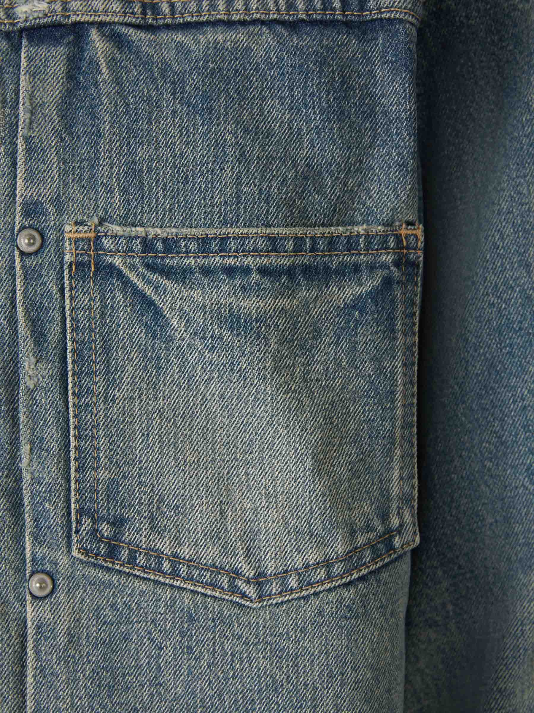 Outlet online John Elliott Hombre Chaqueta Thumper Tipo II color Azul Denim sku 512-002174 01 - Foto 4