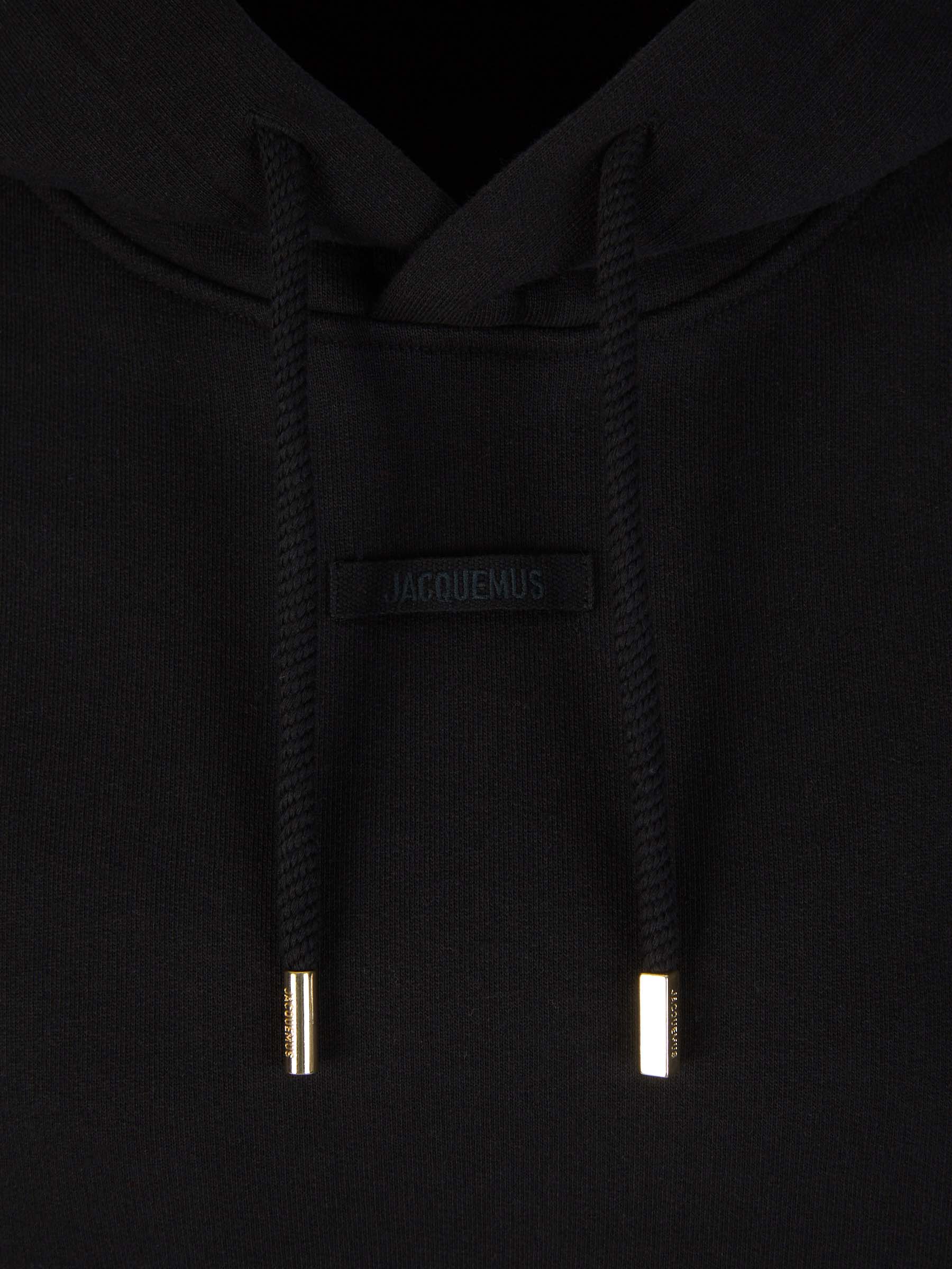 Outlet online Jacquemus Mujer Sudadera Le Gros Grain color Negro sku 715-000146 02 - Foto 3