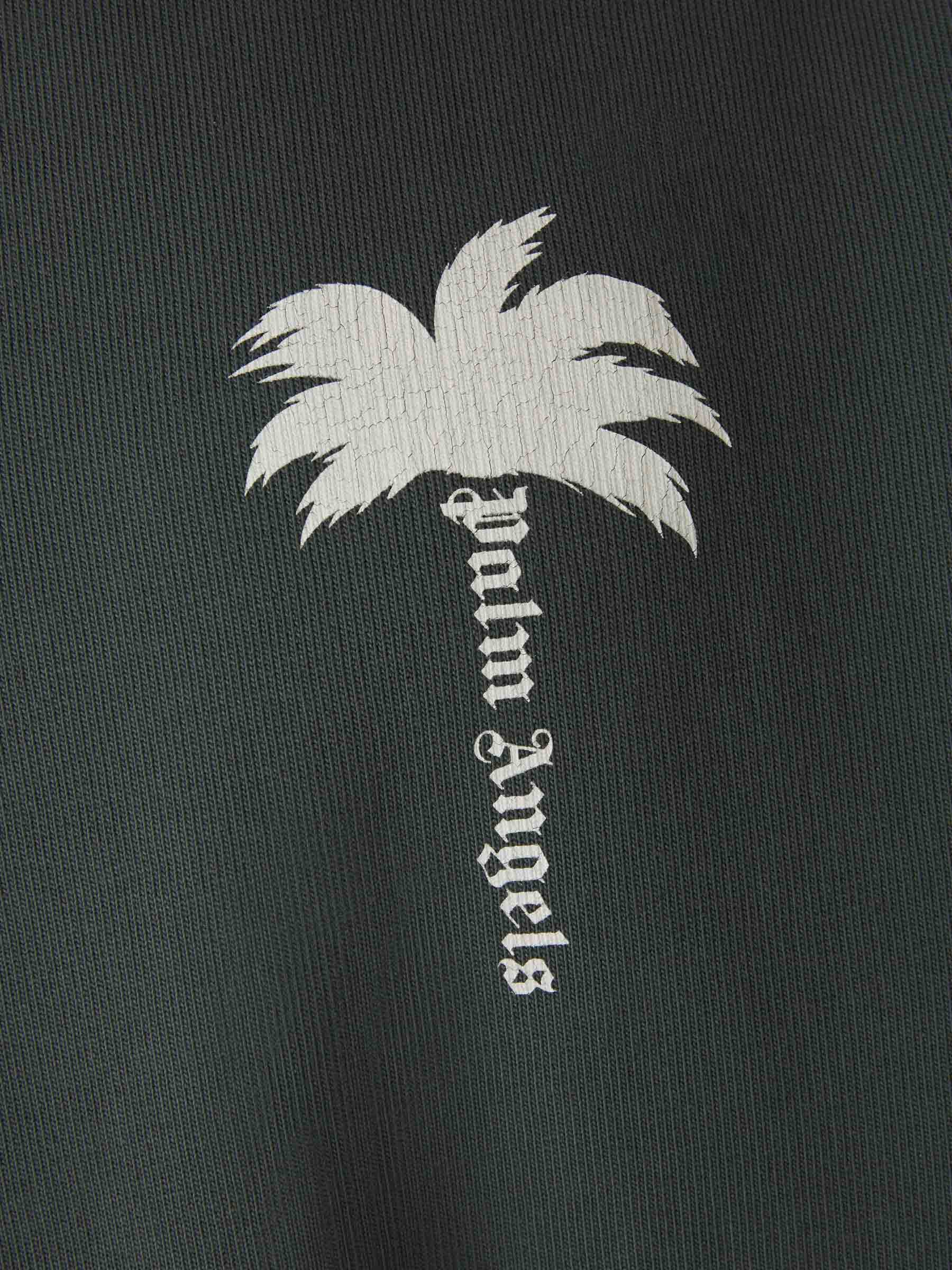Outlet online Palm Angels Hombre Sudadera Algodón Logo color Gris Antracita sku 545-001548 01 - Foto 4