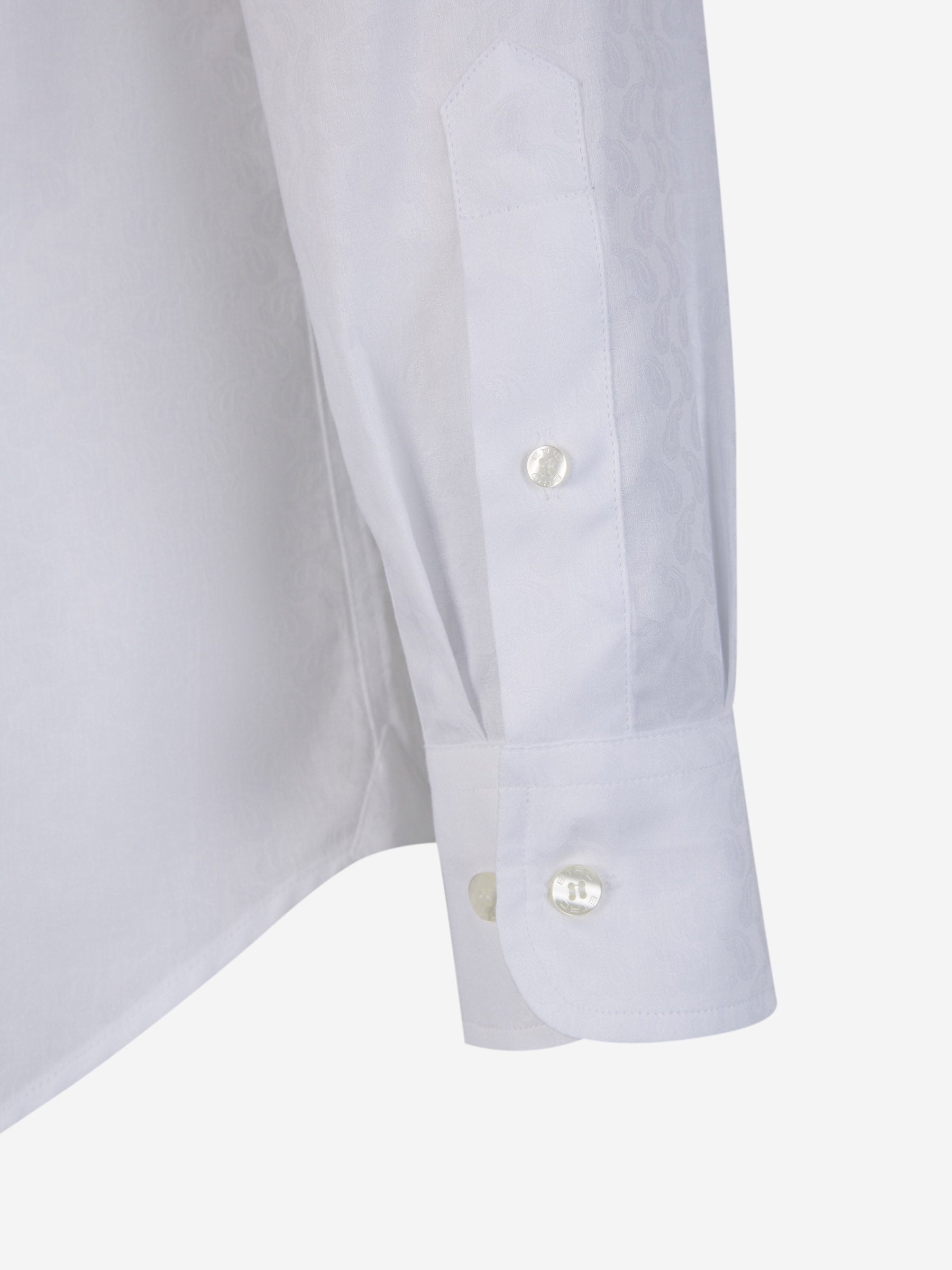 Outlet online Etro Hombre Camisa Algodón Paisley color Blanco sku 531-006212 01 - Foto 4