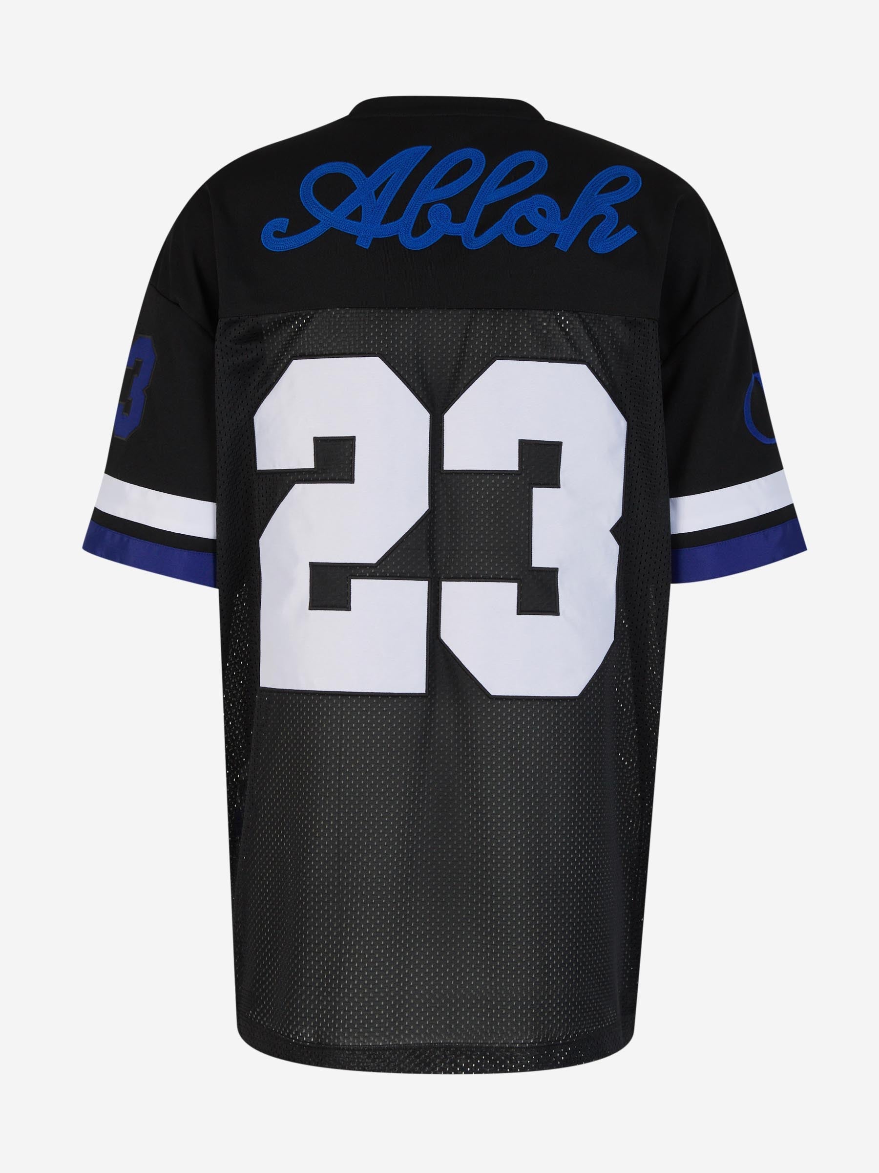 Outlet online Off-White Hombre Camiseta Football Parches color Negro sku 553-003506 01 - Foto 2