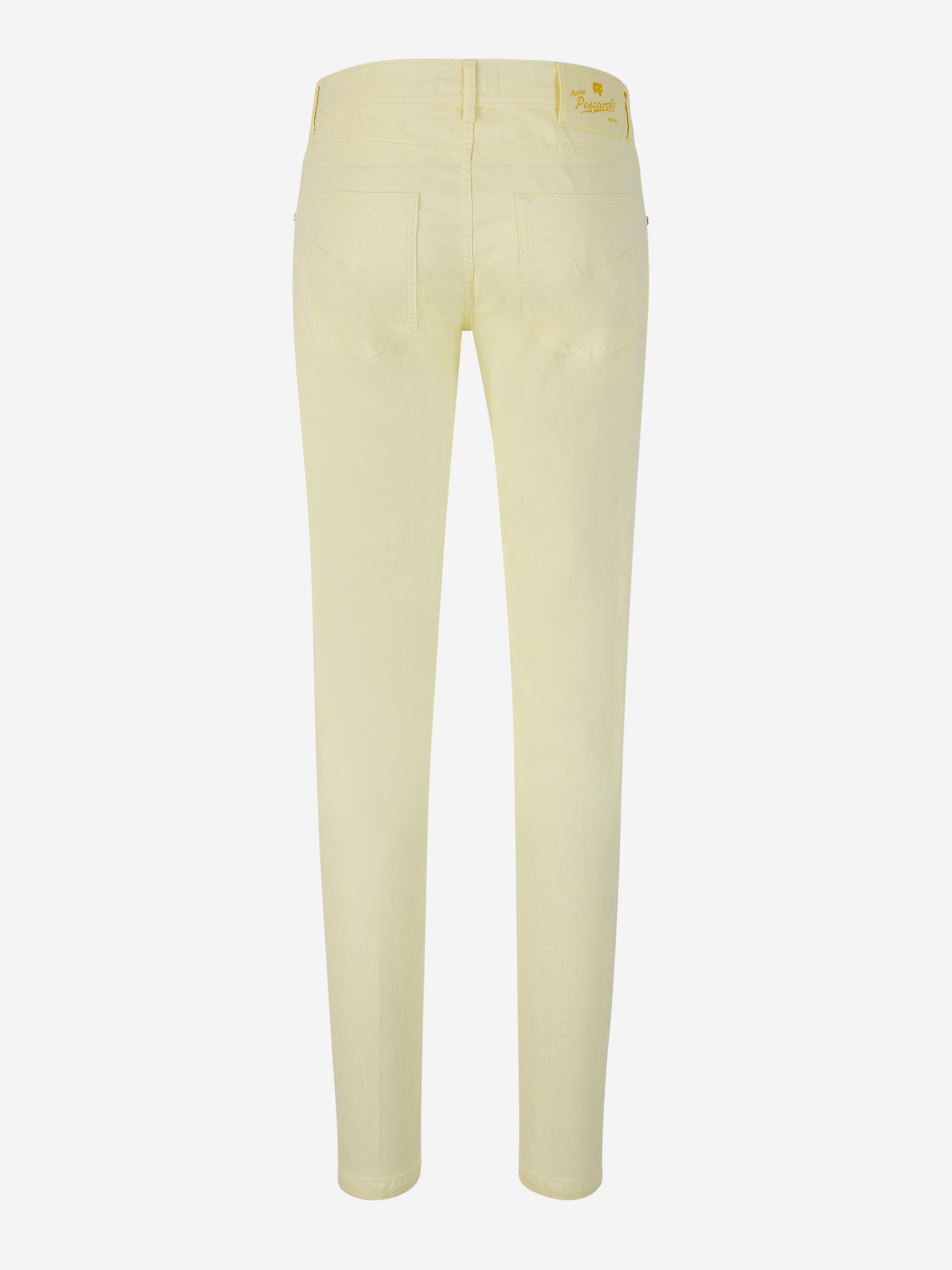 Outlet online Marco Pescarolo Hombre Pantalones 5 Bolsillos color Amarillo sku 522-002570 04 - Foto 2