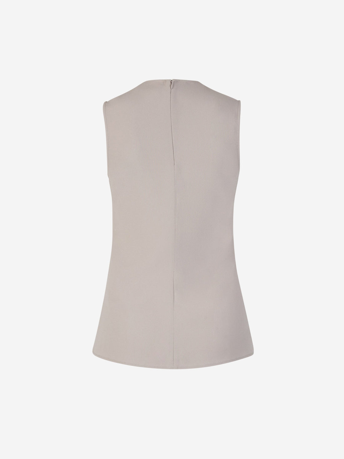 Outlet online Ami Paris Mujer Top Fluido Viscosa color Gris Piedra sku 703-002078 01 - Foto 2