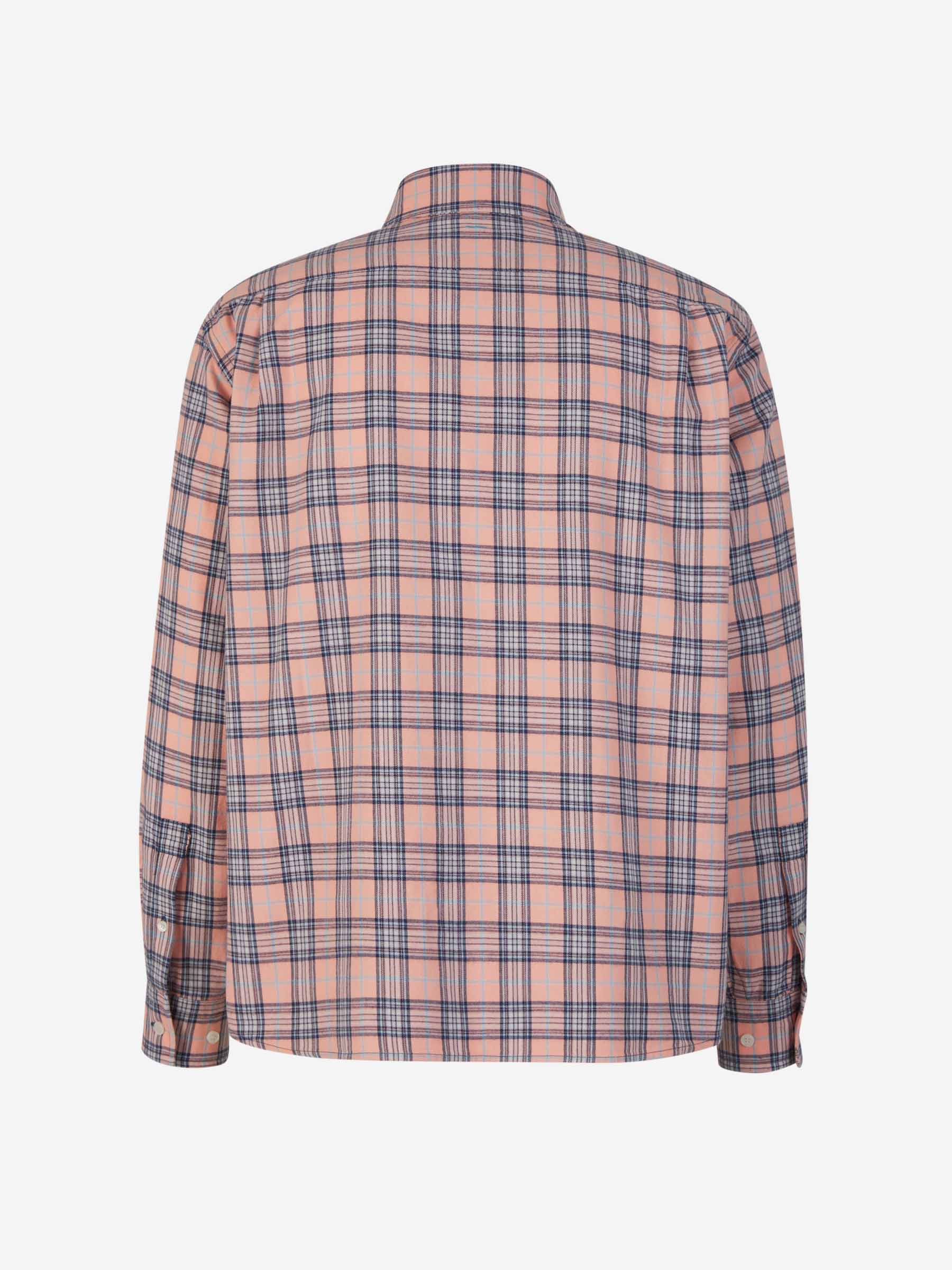 Outlet online Acne Studios Face Hombre Camisa Motivo Cuadros color Salmón sku 531-006141 01 - Foto 2
