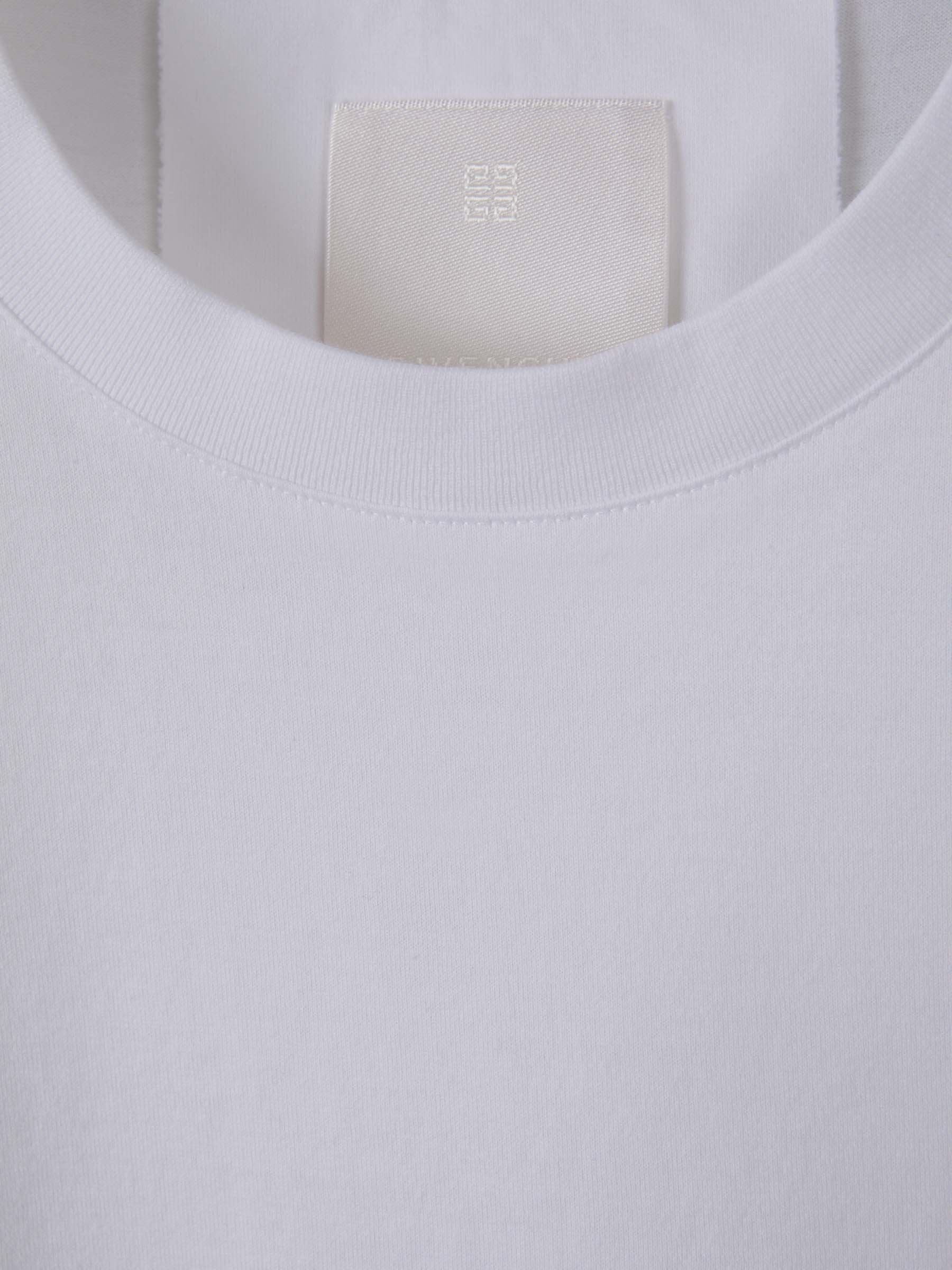 Outlet online Givenchy Hombre Camiseta Arquetipo Algodón color Blanco sku 553-003760 02 - Foto 6