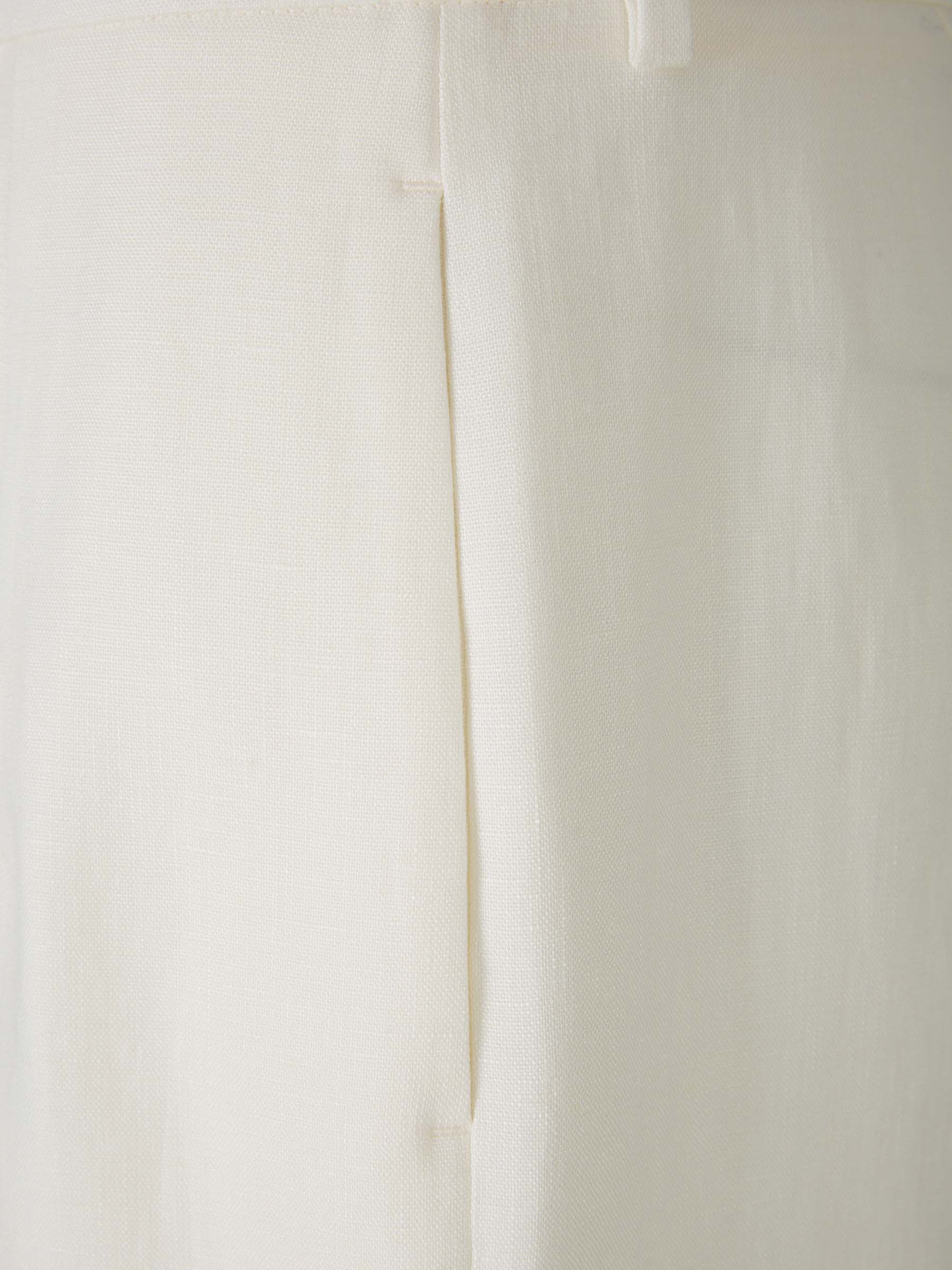 The Row Pantalones Antone Lino color Blanco sku 761-003466 01 - Foto 4