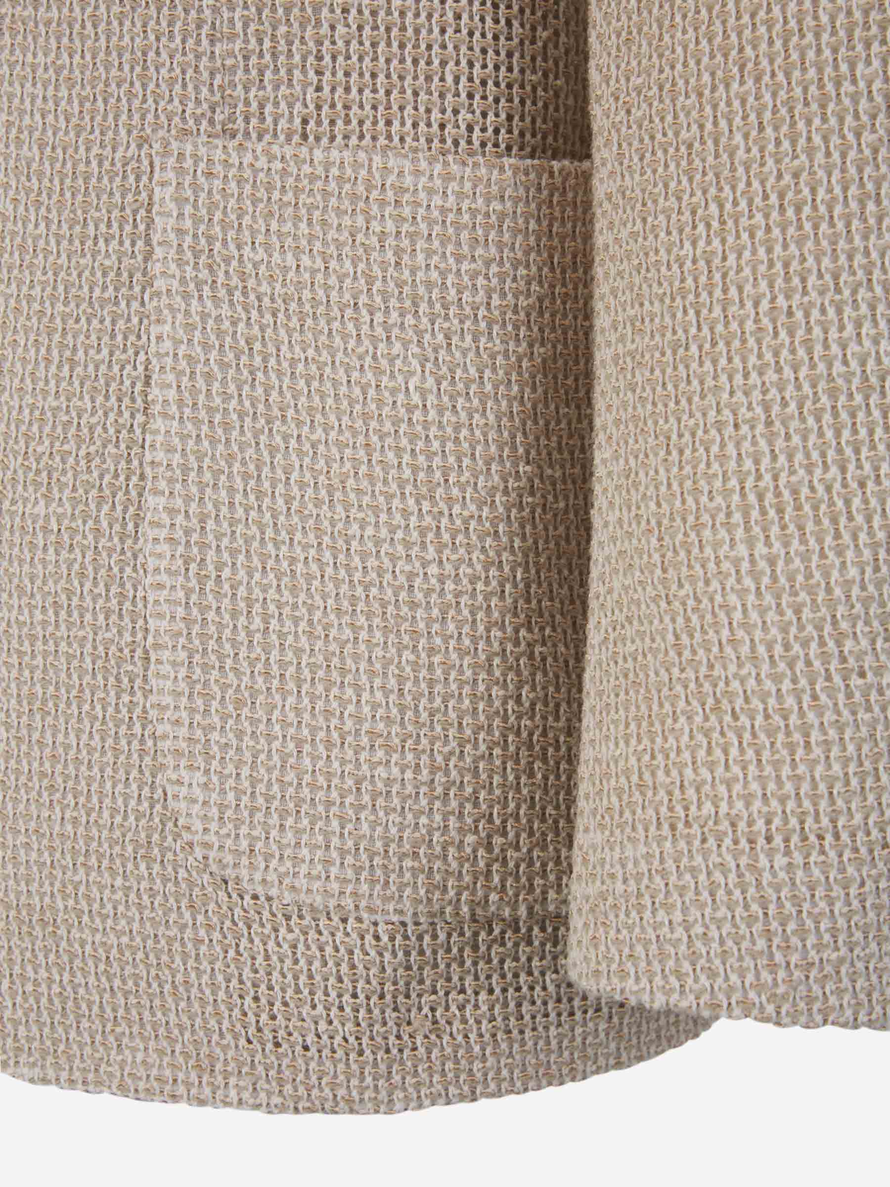 Outlet online Lardini Hombre Americana Punto Algodón color Crema sku 302-003417 01 - Foto 4