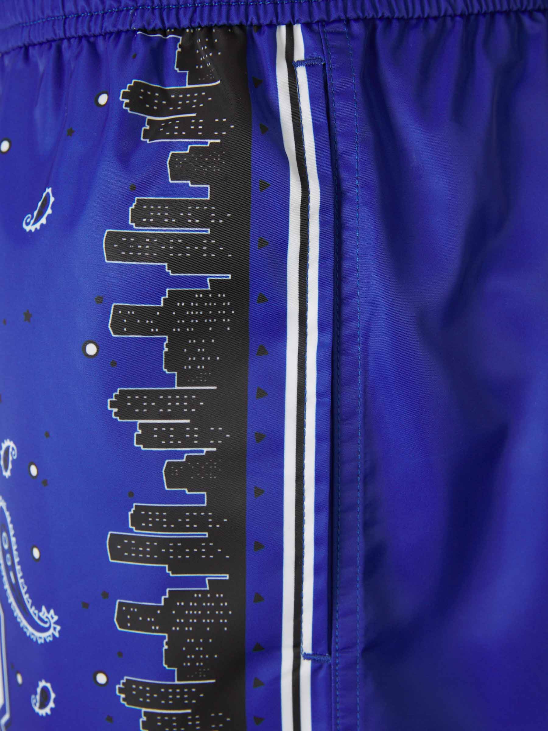 Outlet online Off-White Hombre Bañador Bandana Surfer color Azul Marino sku 561-001282 01 - Foto 4