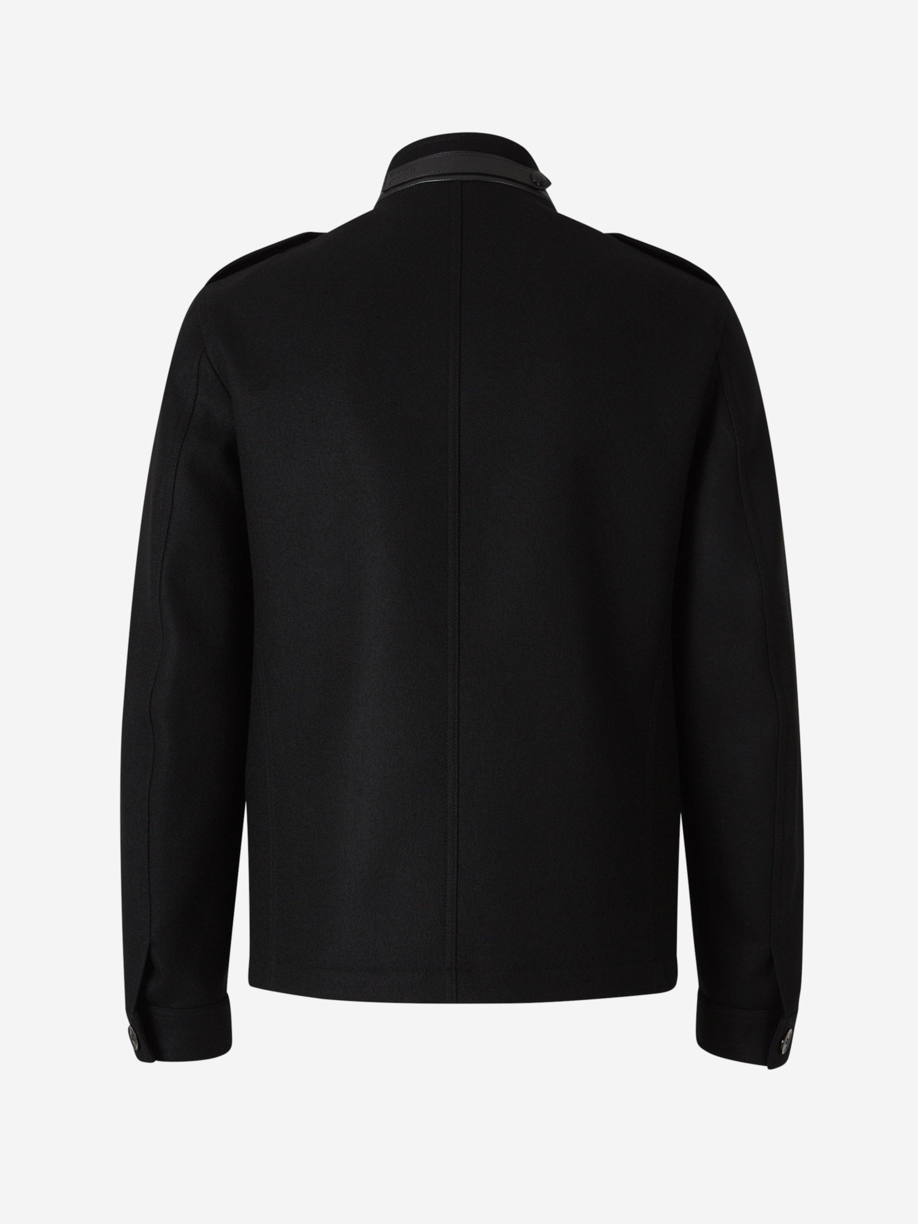 Outlet online Tom Ford Hombre Cazadora Camisera Lana color Negro sku 512-002412 00 - Foto 2