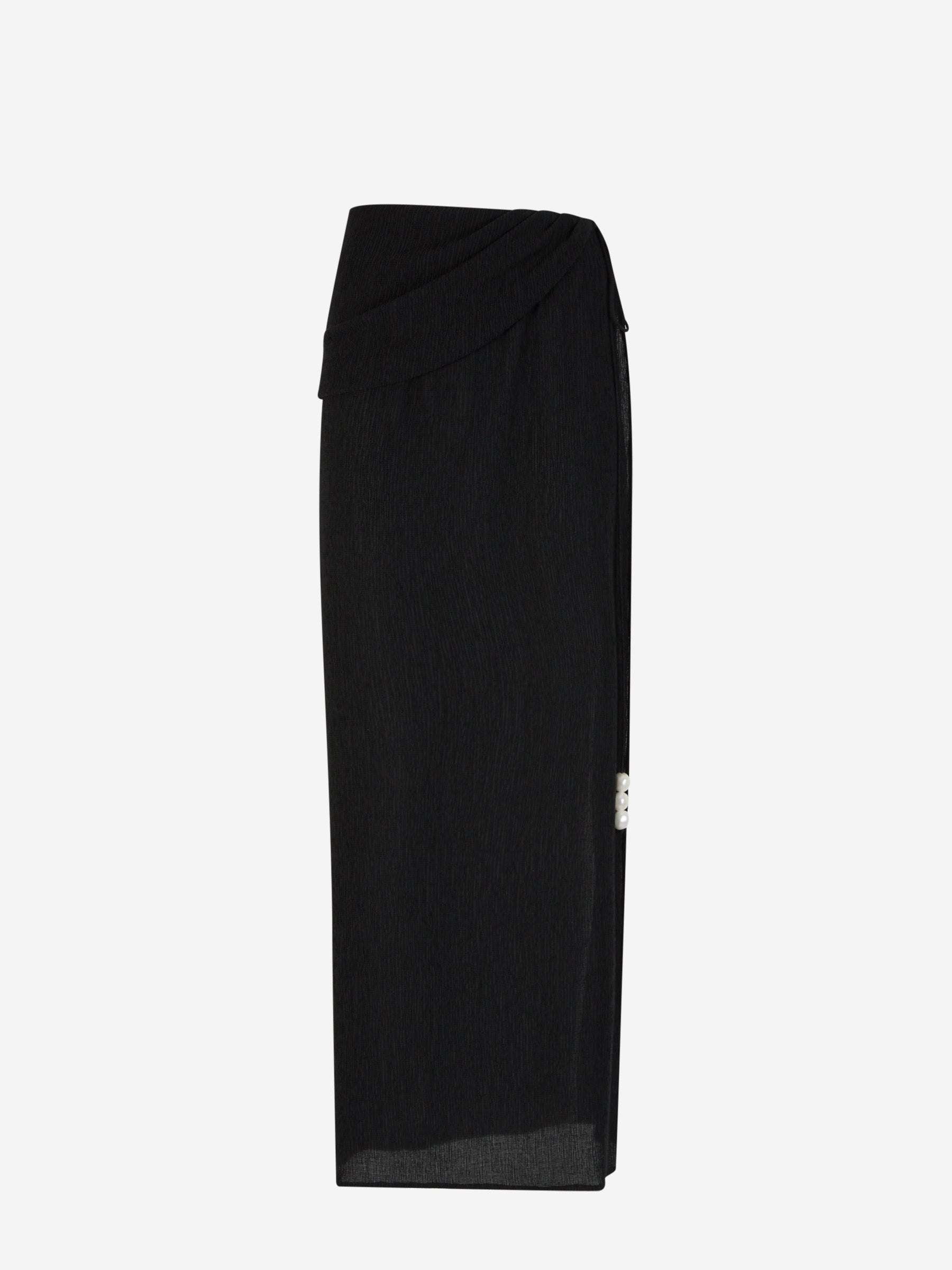 Outlet online Magda Butrym Mujer Falda Maxi Abertura color Negro sku 750-001417 01 - Foto 1