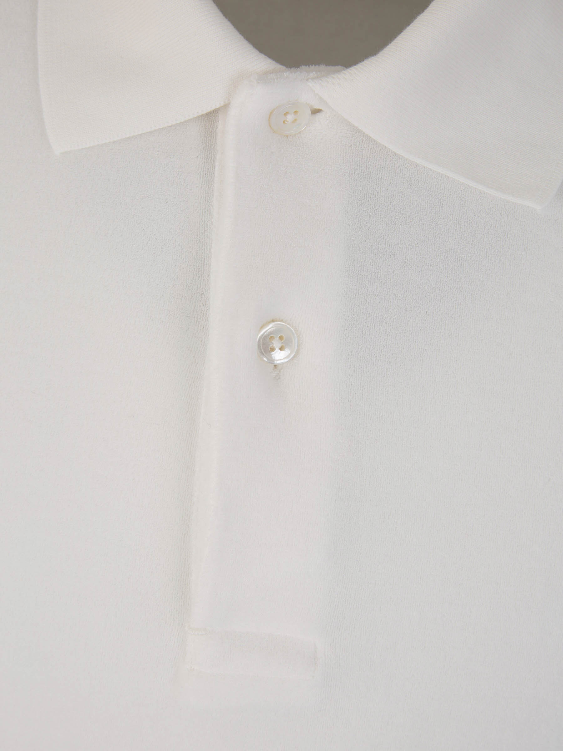 Outlet online Tom Ford Hombre Polo Punto Algodón color Blanco sku 552-001446 01 - Foto 3