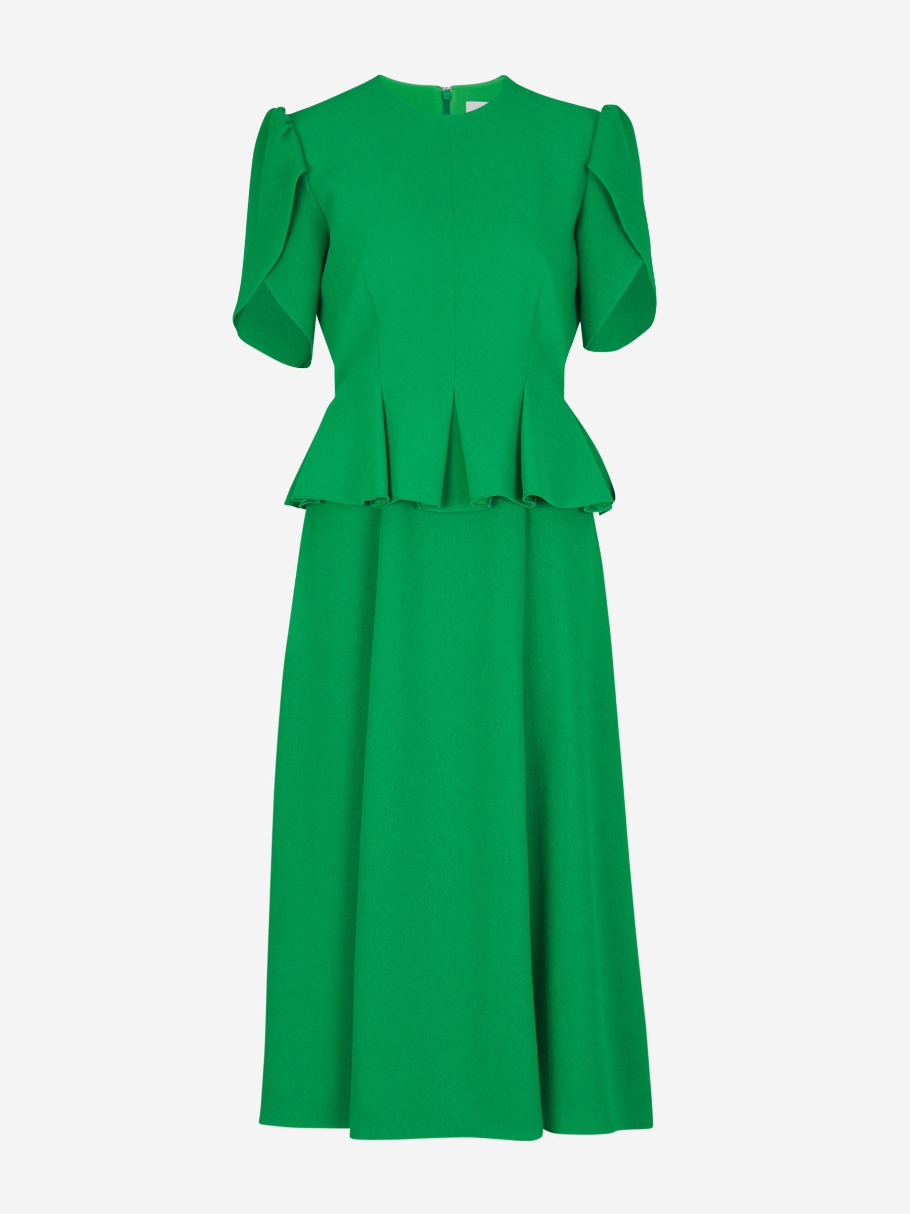 Outlet online Erdem Mujer Vestido Midi Peplum color Verde Claro sku 721-000195 01 - Foto 2