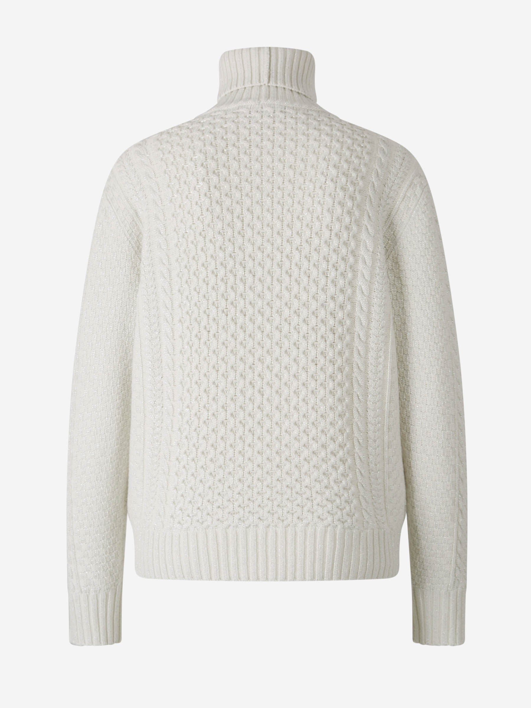 Outlet online Fabiana Filippi Mujer Jersey Punto Brillante color Plateado sku 711-003241 01 - Foto 2