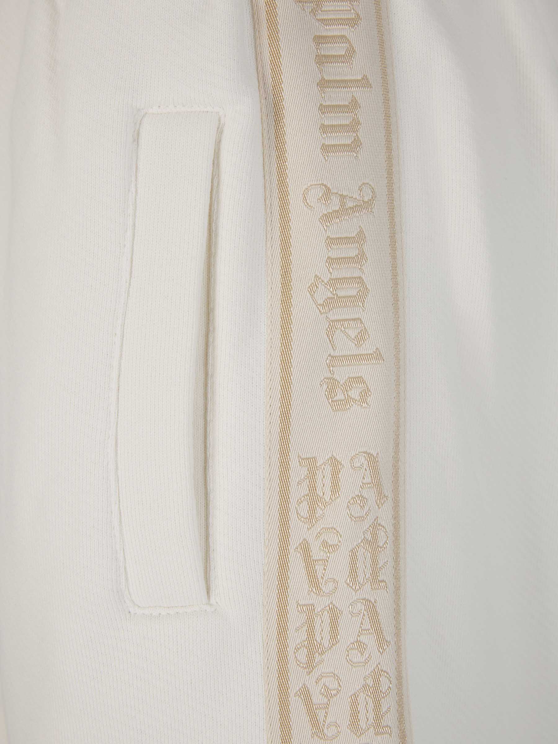 Outlet online Palm Angels Hombre Bermudas Algodón Logo color Blanco sku 523-000973 01 - Foto 4