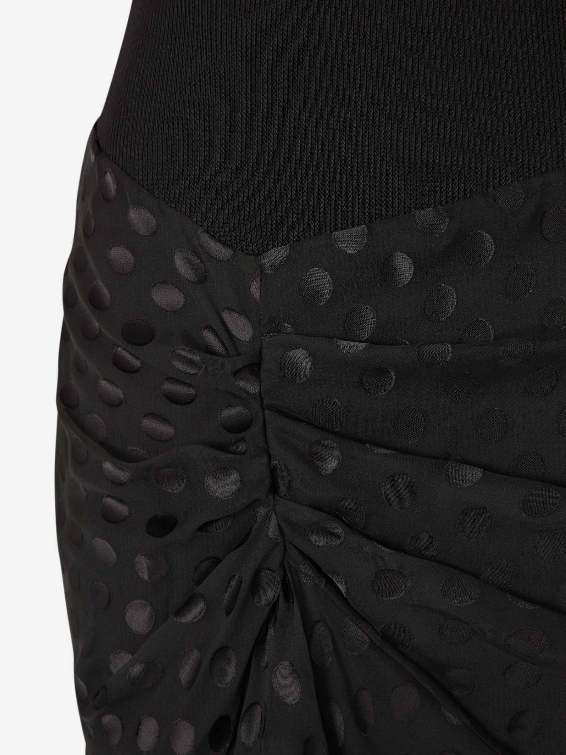 Outlet online Givenchy Mujer Vestido Midi Motivo Lunares color Negro sku 721-000295 01 - Foto 5