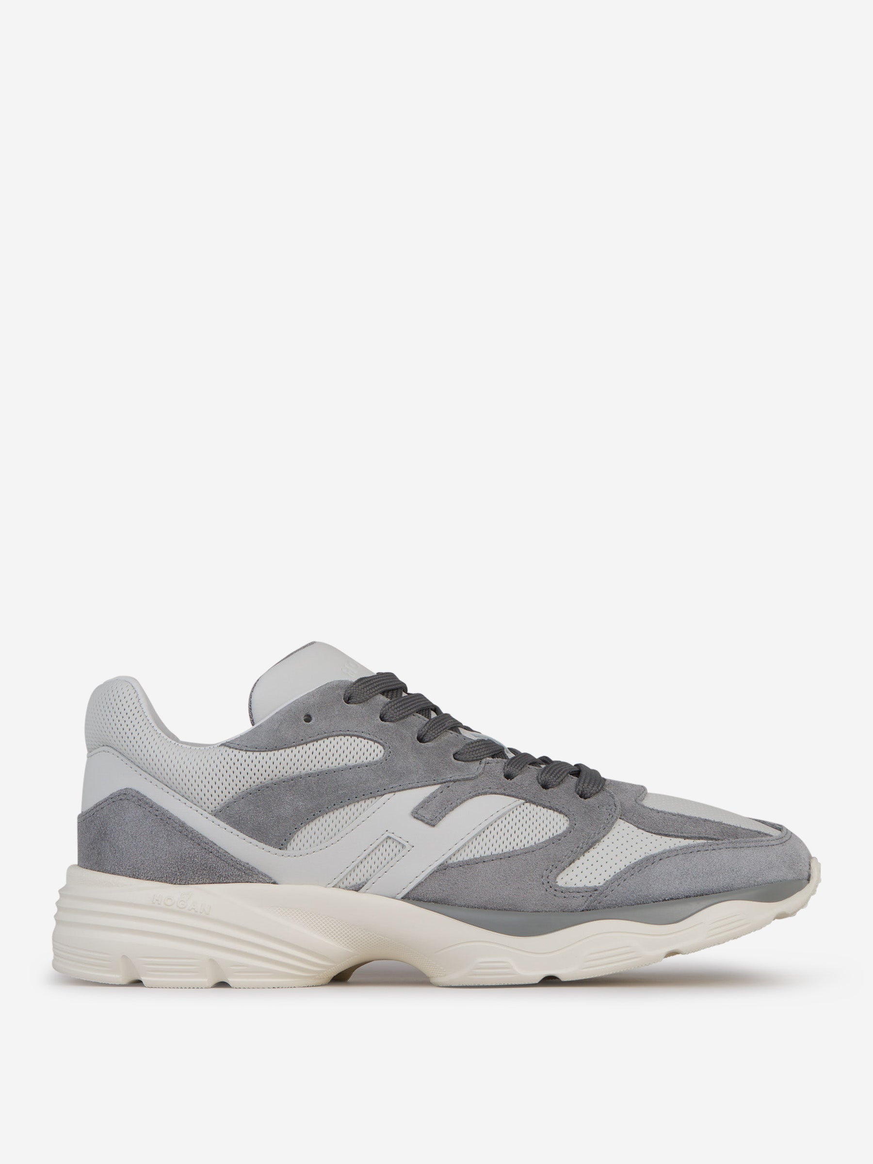 Outlet online Hogan Hombre Sneakers Hogan H665 color Gris Piedra sku 616-002693 01 - Foto 1