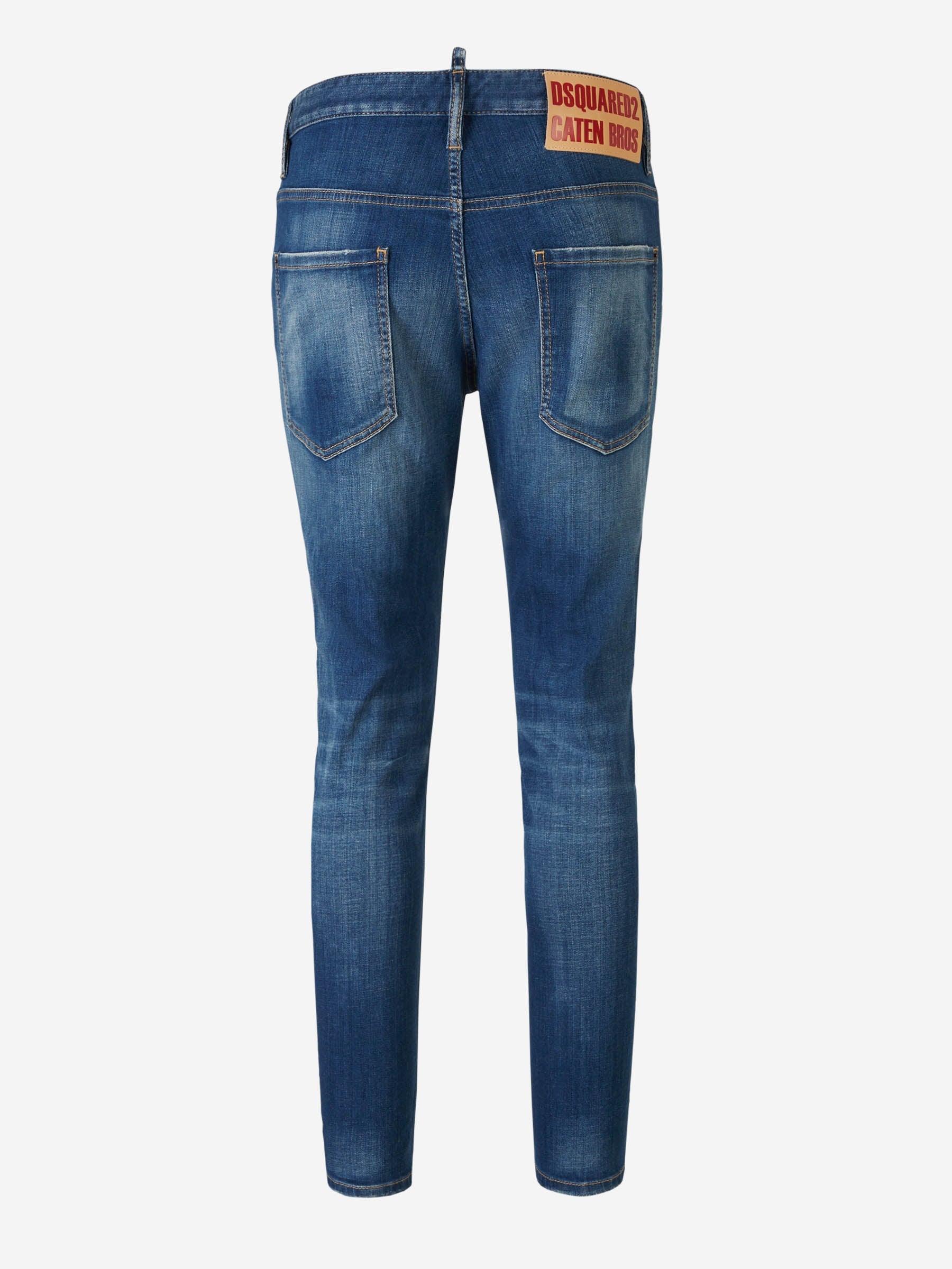 Outlet online Dsquared2 Hombre Jeans Skater Algodón color Azul Denim sku 522-002613 01 - Foto 2