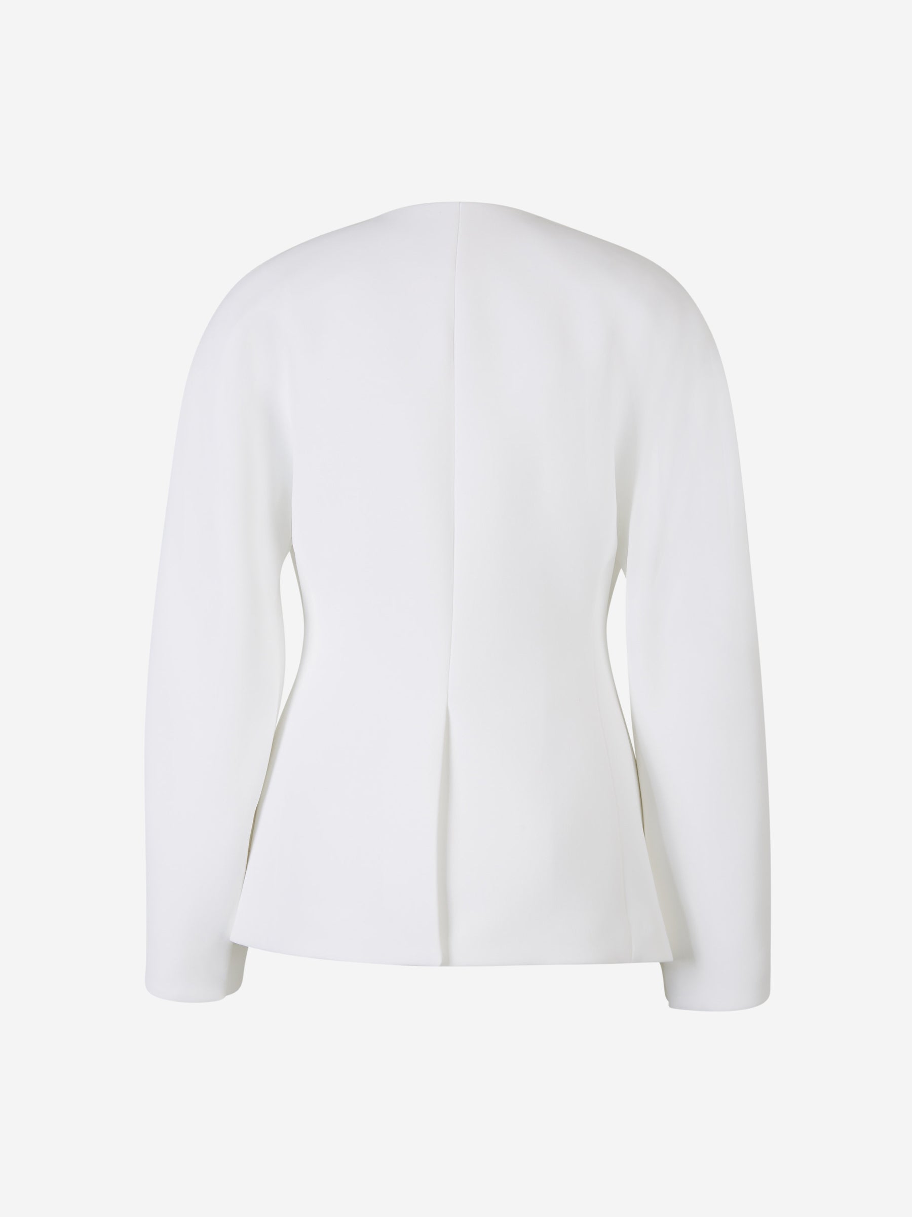 Outlet online Jacquemus Mujer Chaqueta Le Veste Ovalo color Blanco sku 741-002084 01 - Foto 3