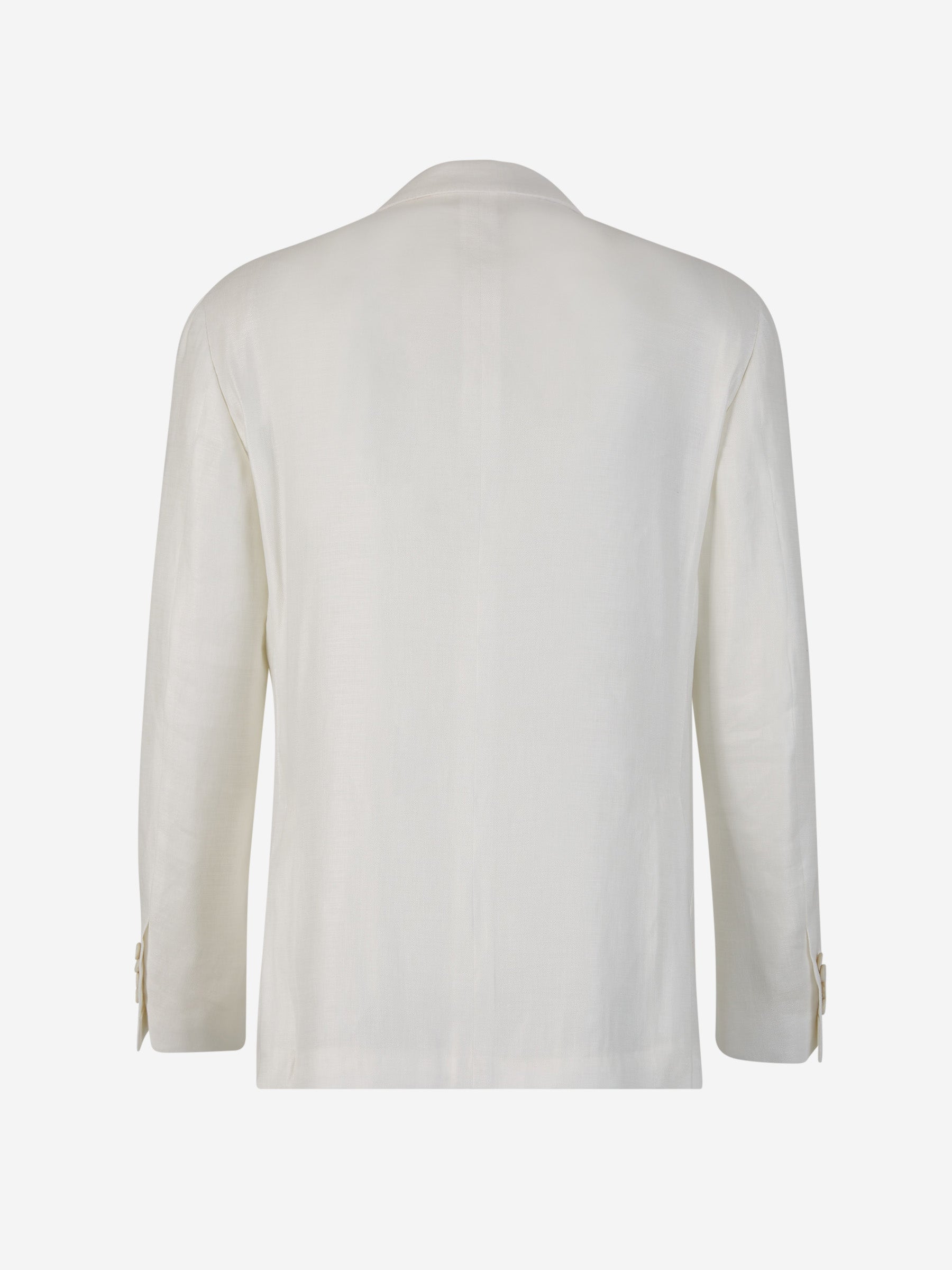 Outlet online Lardini Hombre Americana Lino y Viscosa color Blanco sku 302-003420 02 - Foto 2