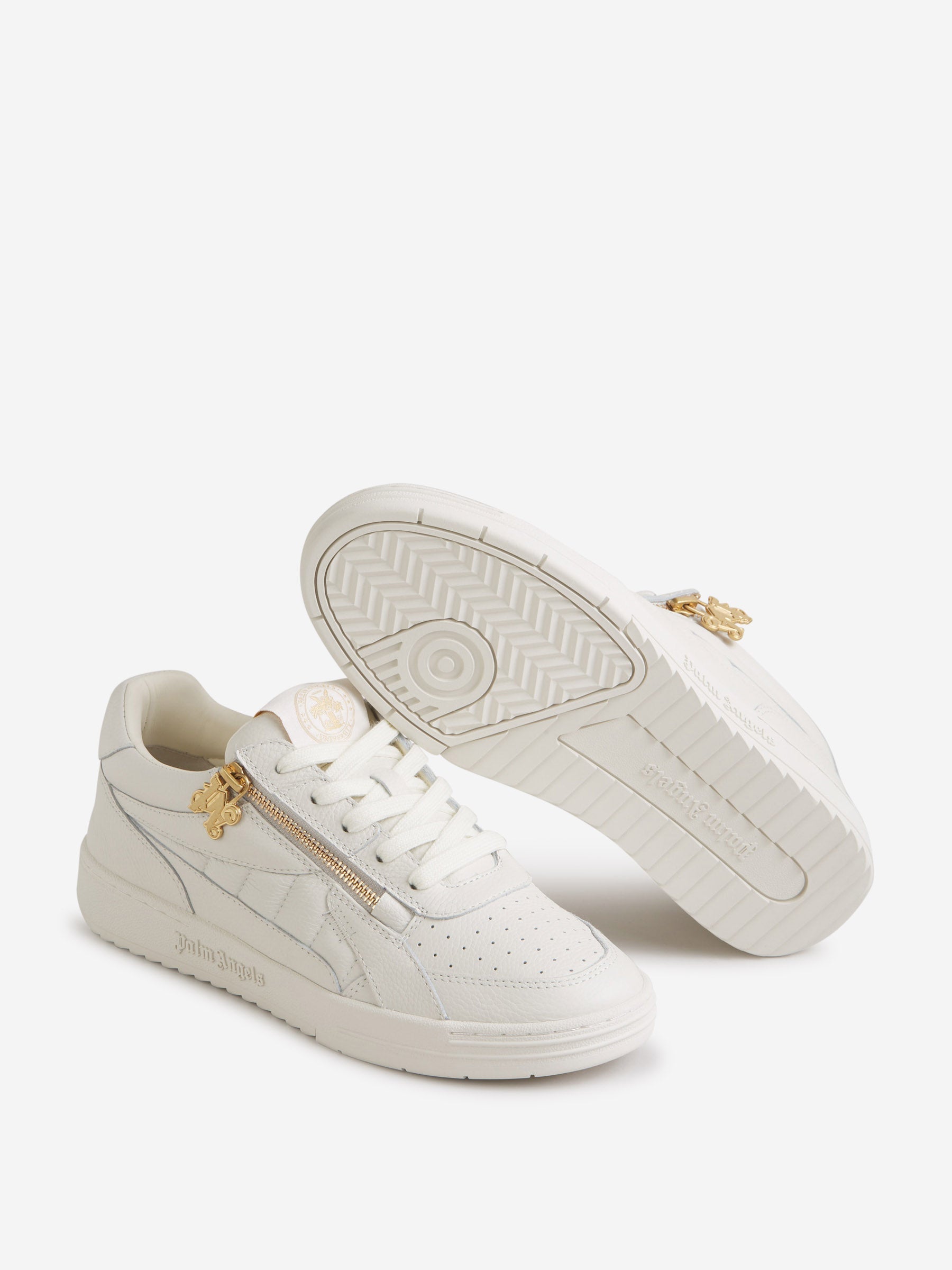 Outlet online Palm Angels Hombre Sneakers Side Zip University color Blanco sku 616-002669 01 - Foto 4