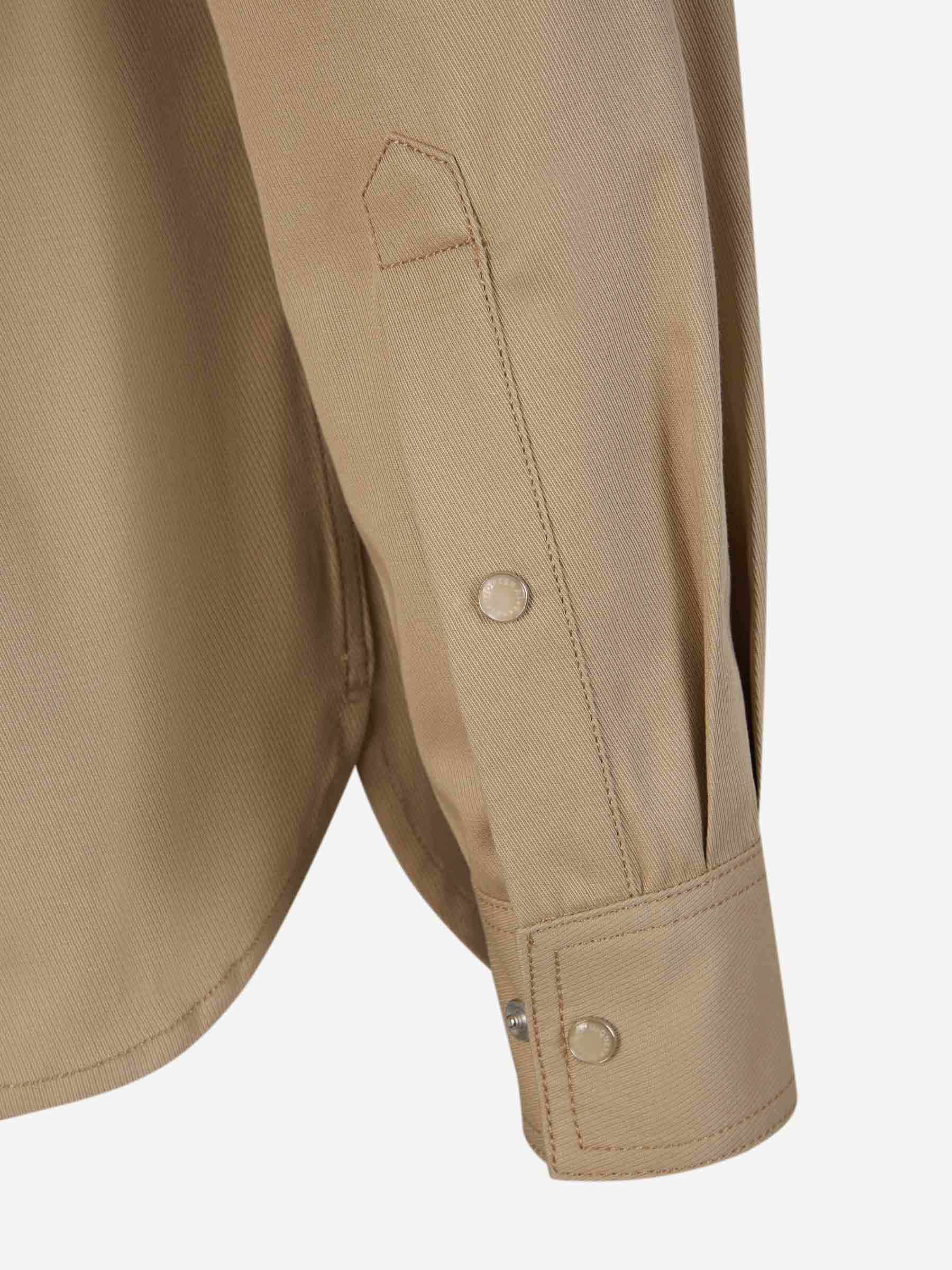 Outlet online McQueen Hombre Sobrecamisa Algodón color Topo sku 531-006171 01 - Foto 5