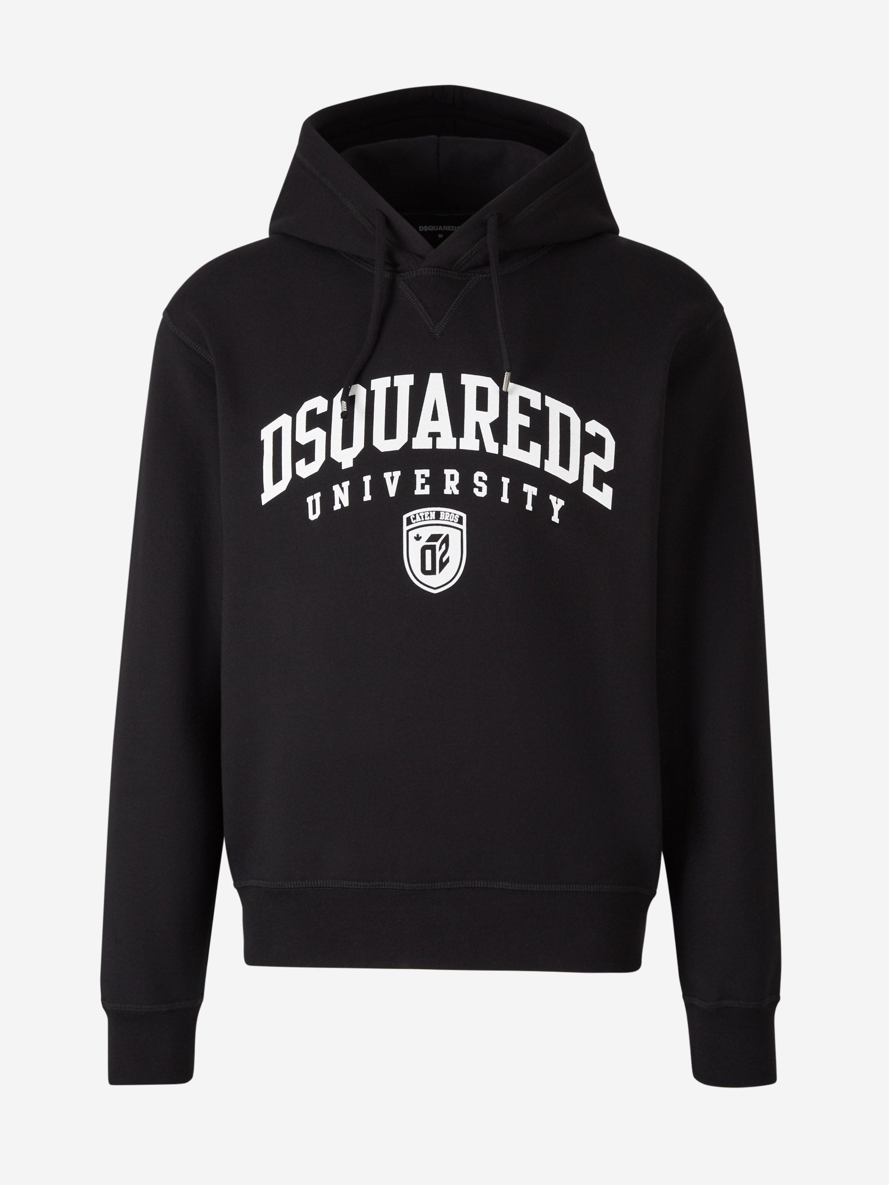 Outlet online Dsquared2 Hombre Sudadera Capucha Logo color Negro sku 545-001447 02 - Foto 1