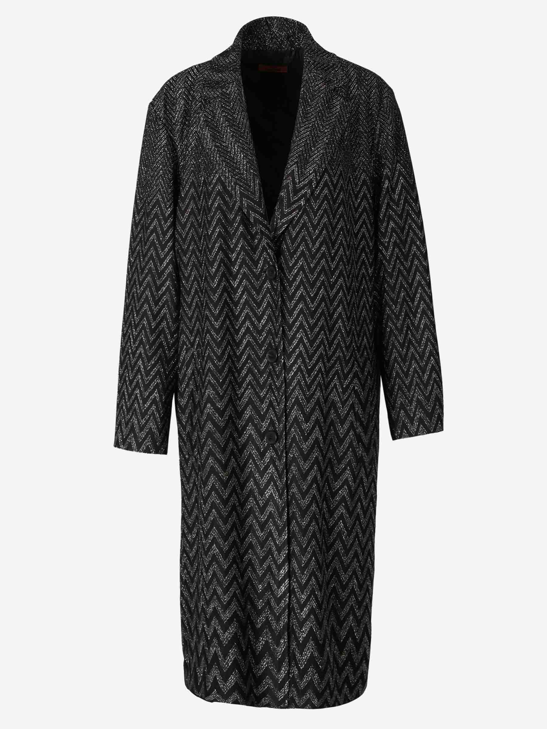 Missoni Abrigo Punto Zigzag color Negro sku 771-001444 01 - Foto 1