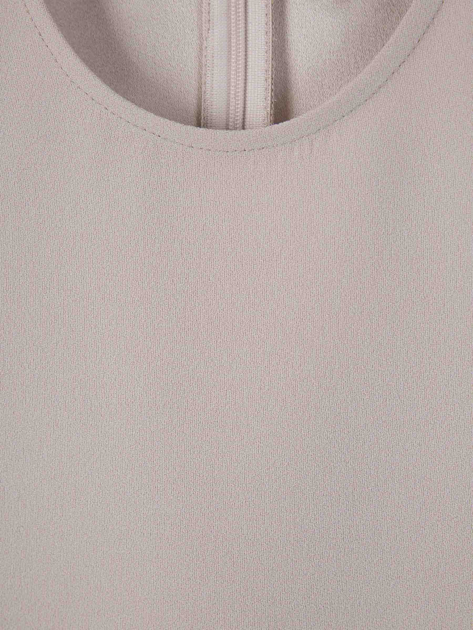 Outlet online Ami Paris Mujer Top Fluido Viscosa color Gris Piedra sku 703-002078 01 - Foto 3