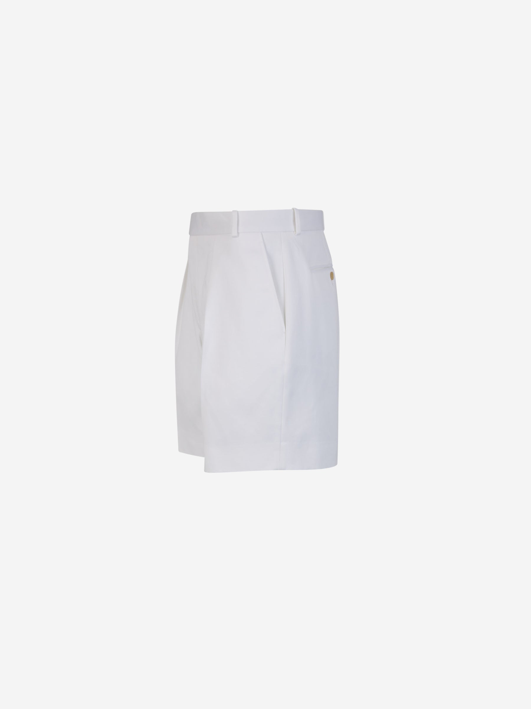 Outlet online McQueen Hombre Bermudas Formales Algodón color Blanco sku 523-000932 01 - Foto 2