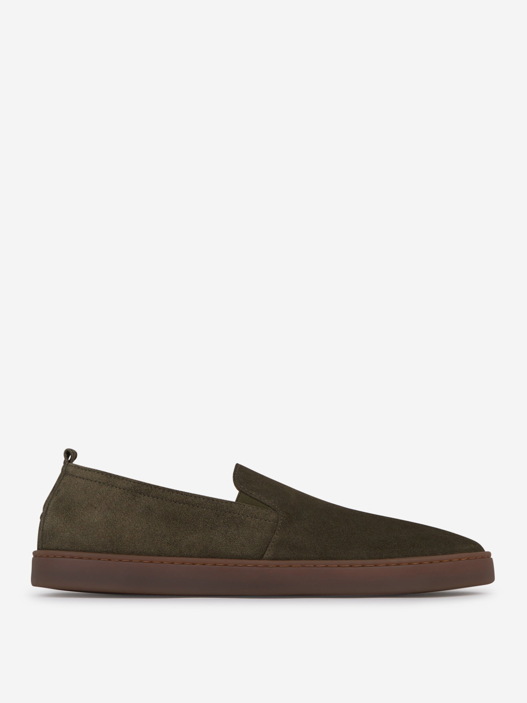 Outlet online Henderson Baracco Hombre Mocasines Rodi.55 color Verde Oscuro sku 611-004392 02 - Foto 1