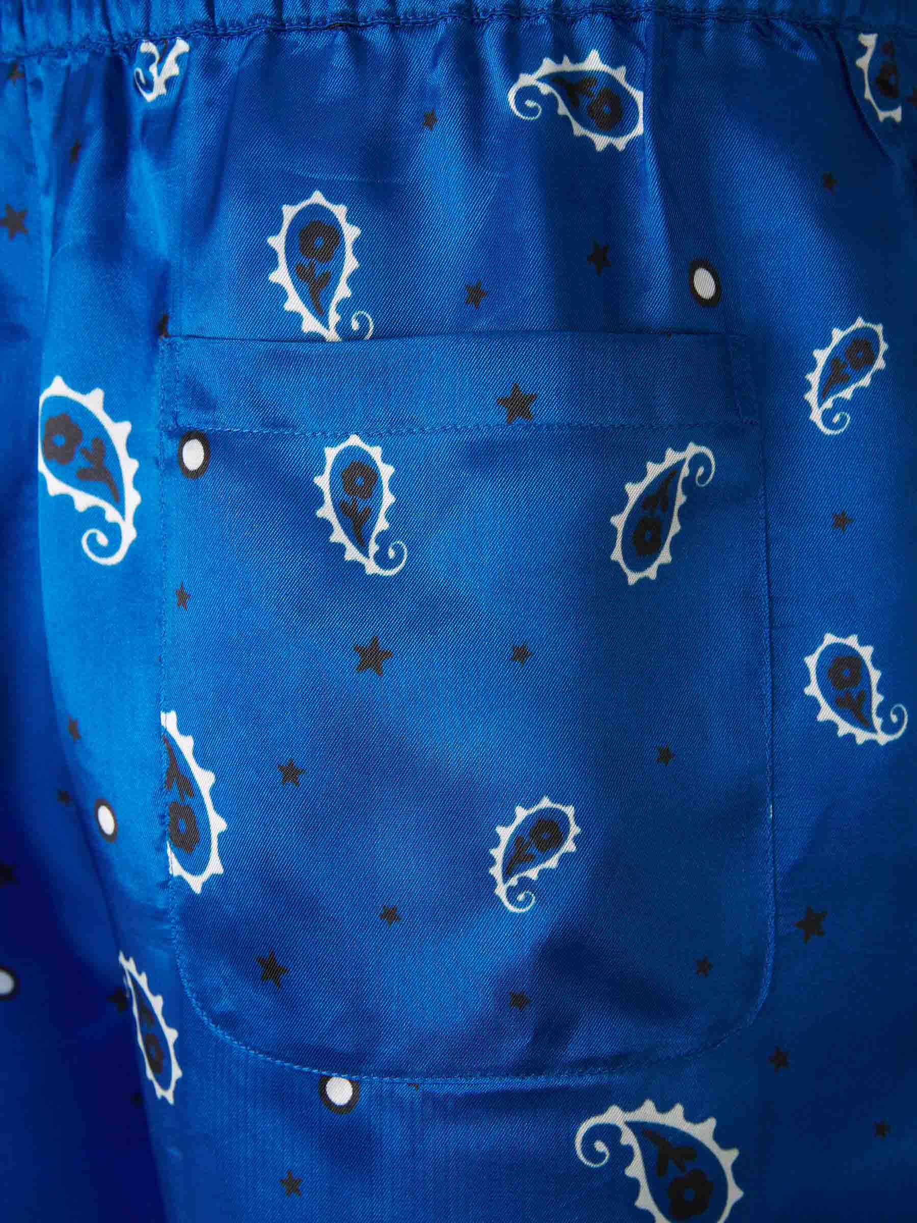 Outlet online Off-White Hombre Bermuda Estampada Bandana color Azul Marino sku 523-000884 01 - Foto 5