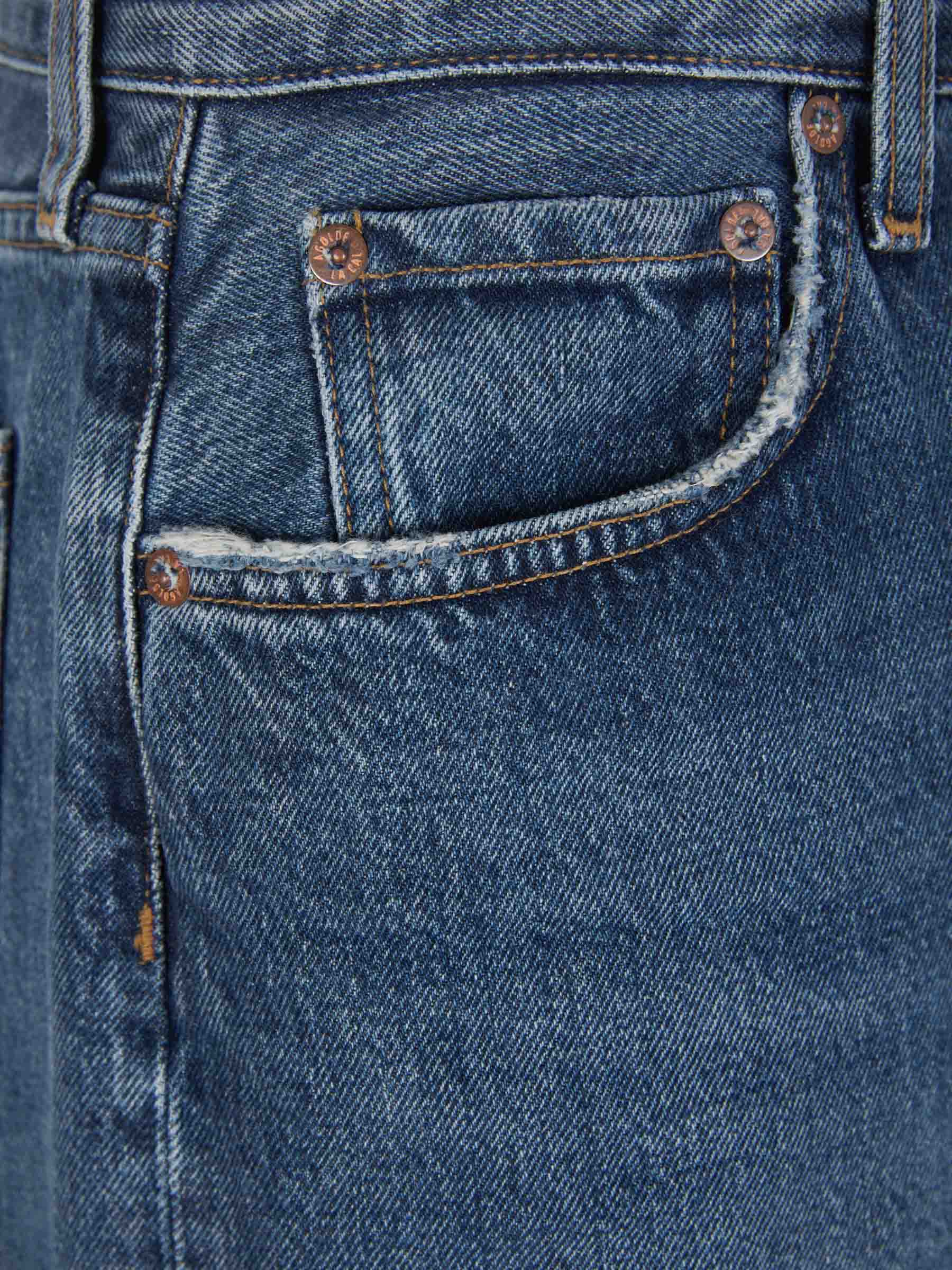 Outlet online Agolde Mujer Jeans Slung Baggy color Azul Denim Oscuro sku 763-001498 01 - Foto 4
