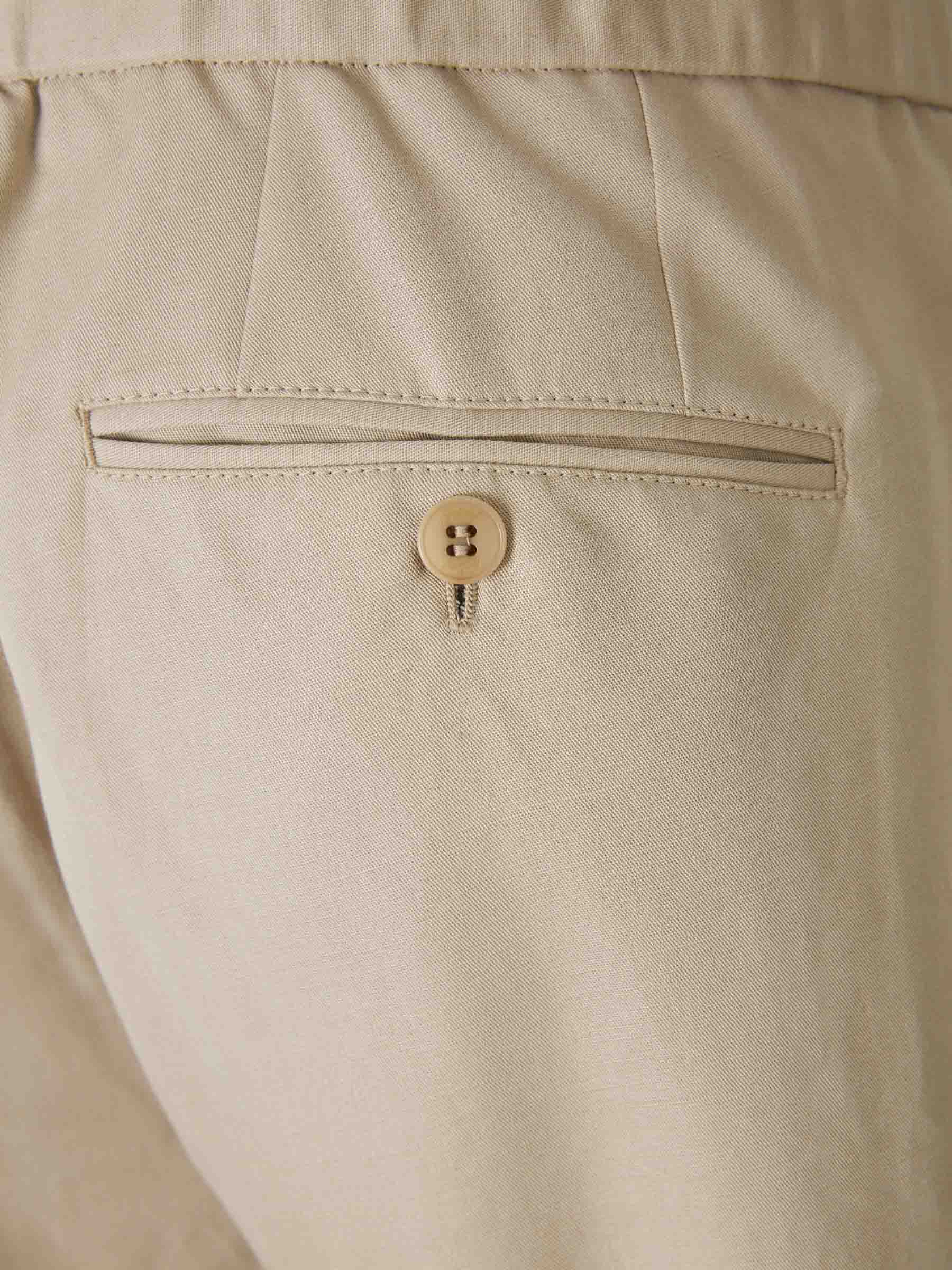 Outlet online Brioni Hombre Pantalones Formales Pinzas color Beis sku 521-002986 01 - Foto 4