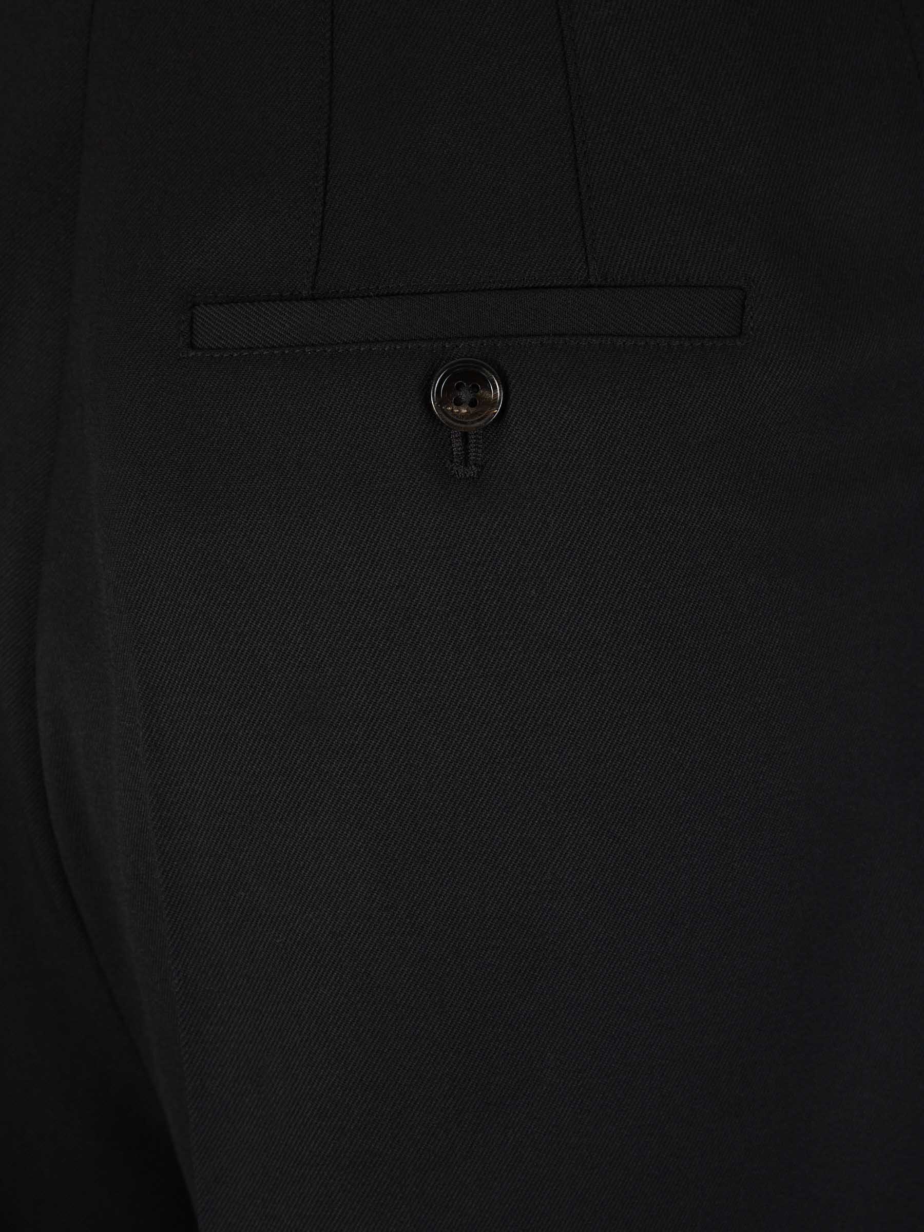 Outlet online Ami Paris Mujer Pantalones Formales Lana color Negro sku 761-003382 01 - Foto 5