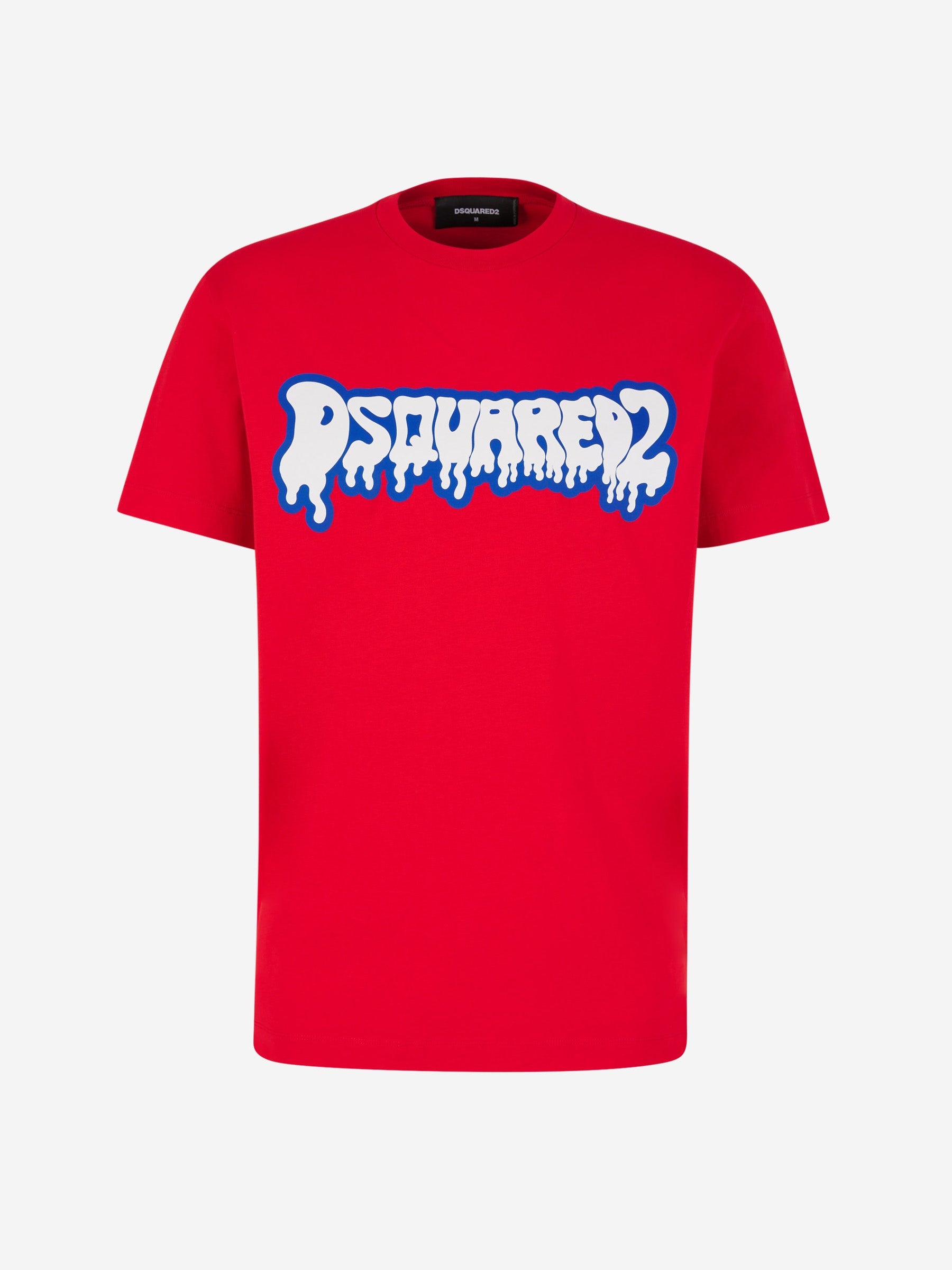 Outlet online Dsquared2 Hombre Camiseta Estampada Algodón color Rojo sku 553-003648 01 - Foto 1