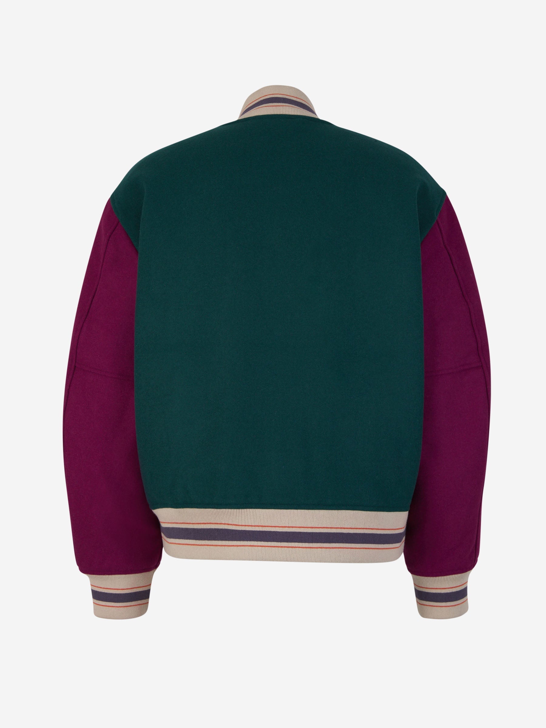 Outlet online Acne Studios Face Hombre Chaqueta Bomber Lana color Verde Oscuro sku 512-002137 01 - Foto 2