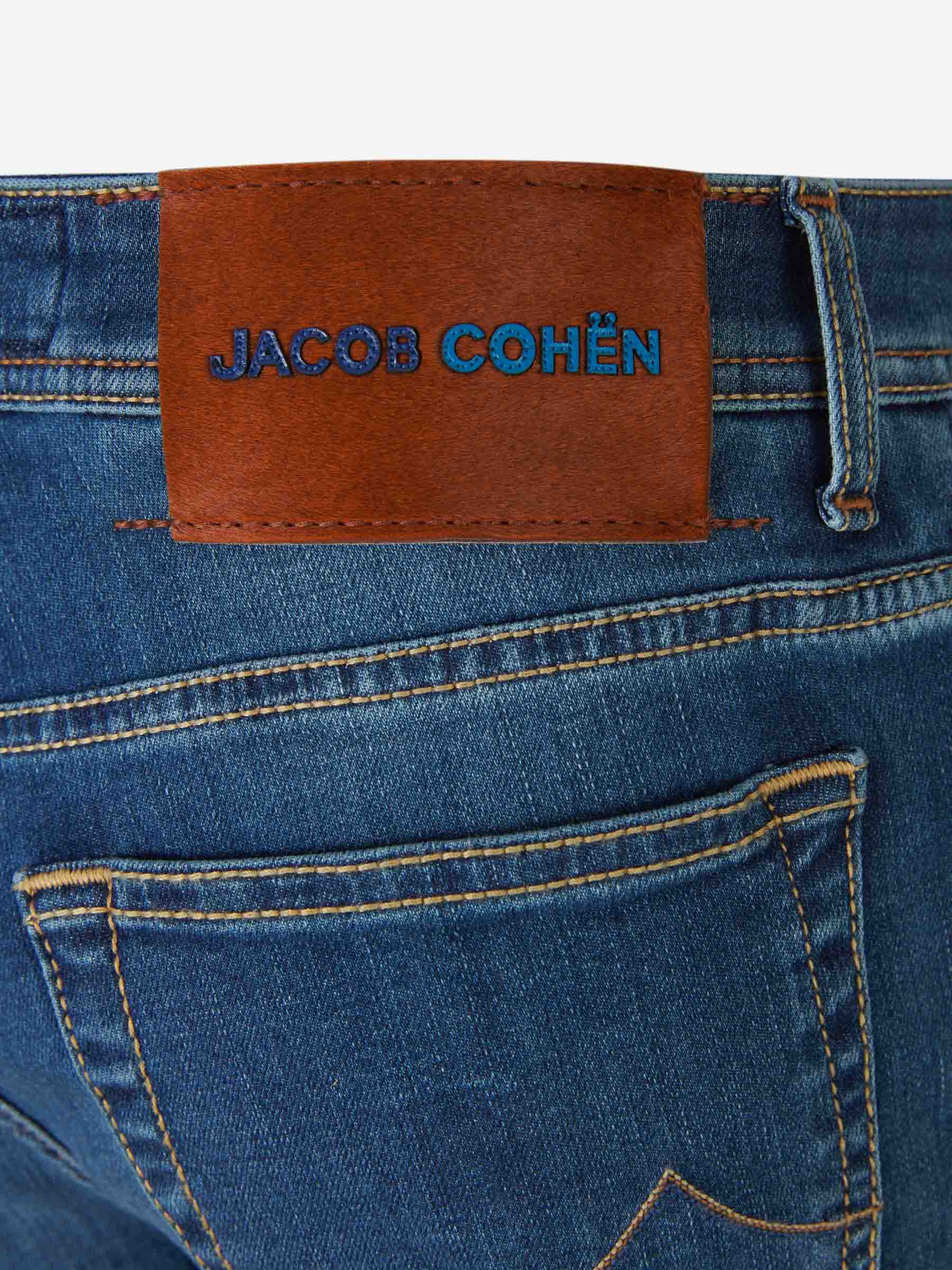 Outlet online Jacob Cohën Hombre Jeans Bard Algodón color Azul Denim sku 522-002622 01 - Foto 5