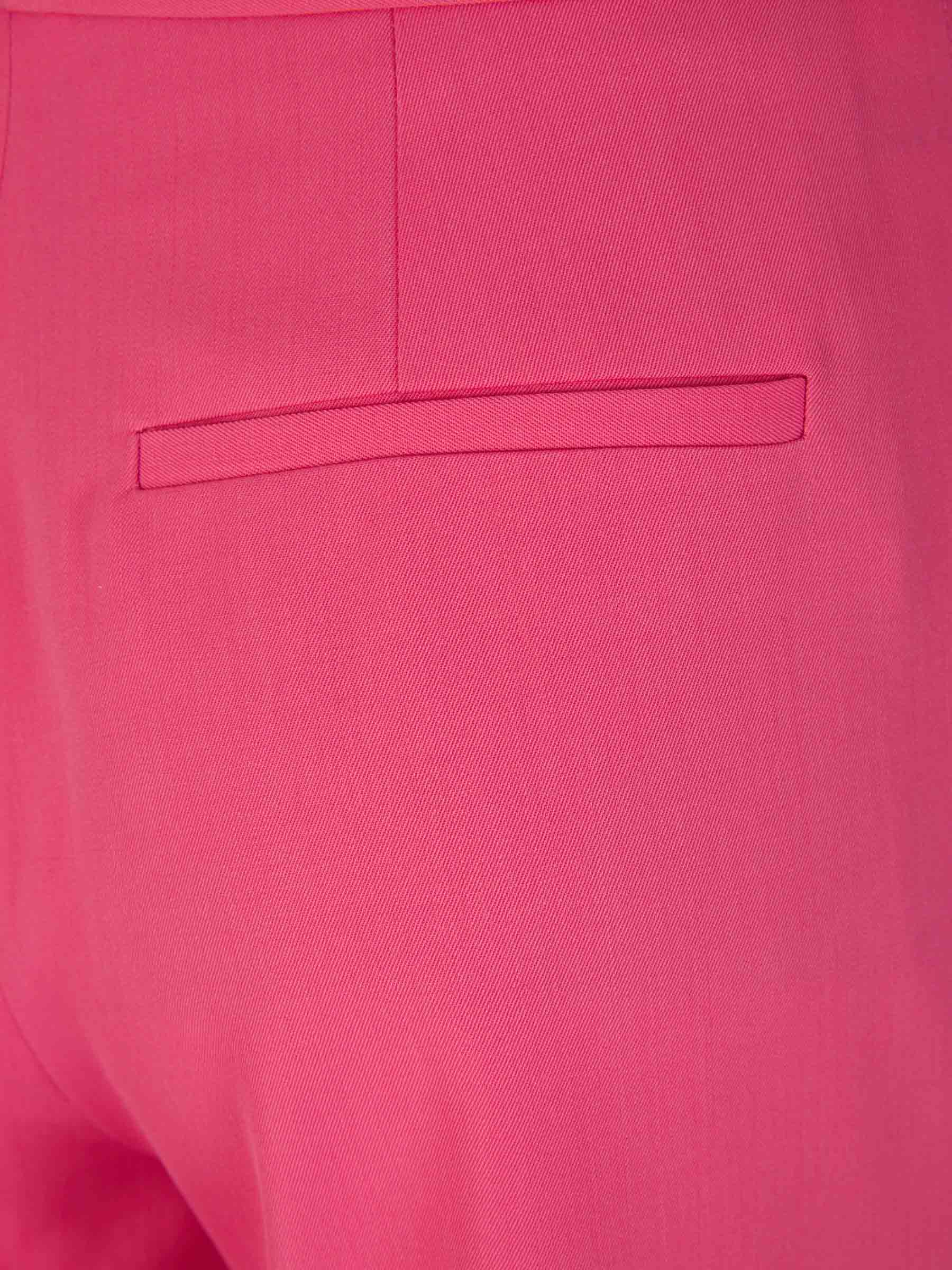 Outlet online Stella McCartney Mujer Pantalones Formales Lana color Fucsia sku 761-003446 01 - Foto 6