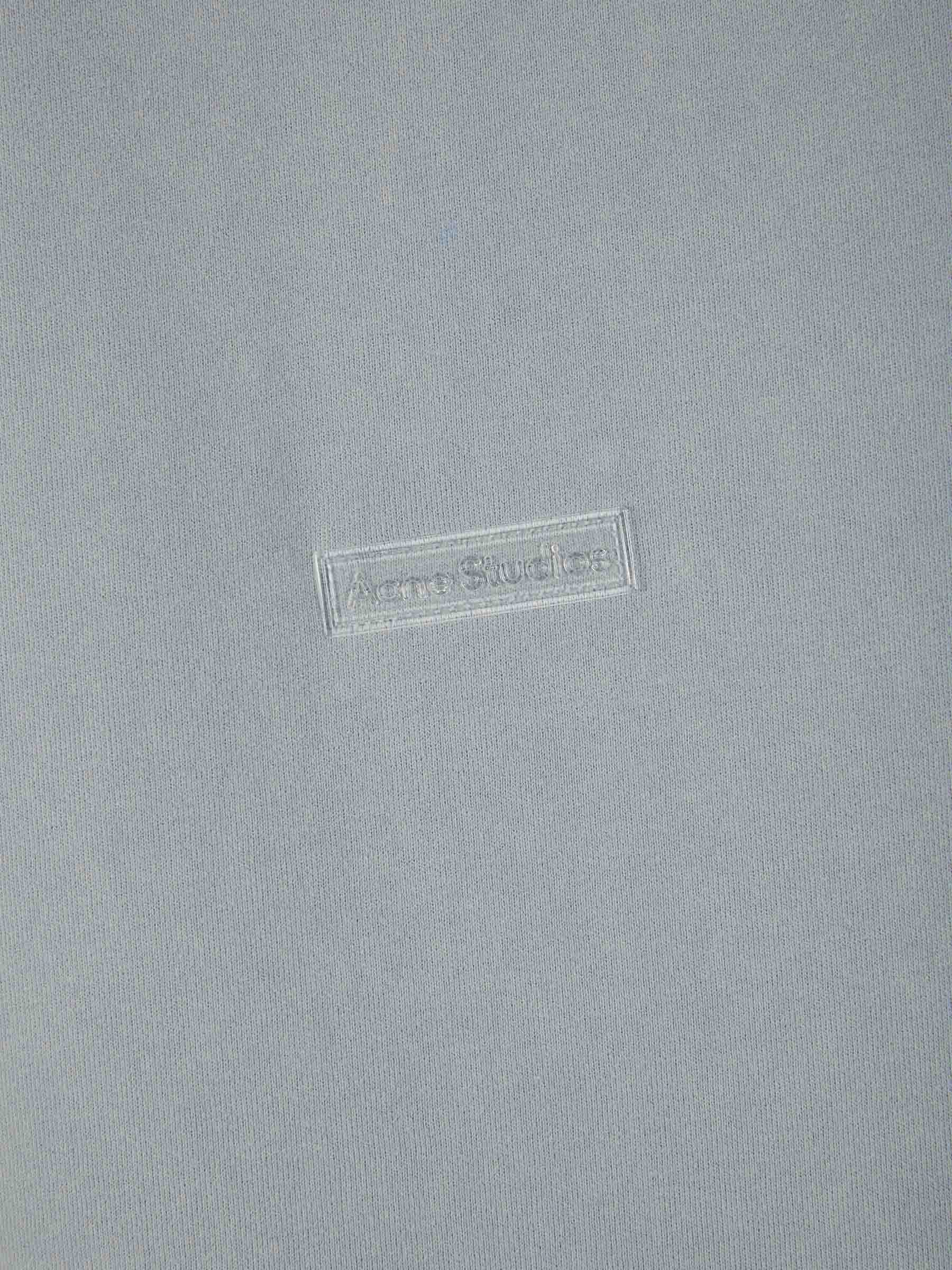 Acne Studios Camiseta Algodón Lisa color Azul Cielo sku 553-003528 02 - Foto 5