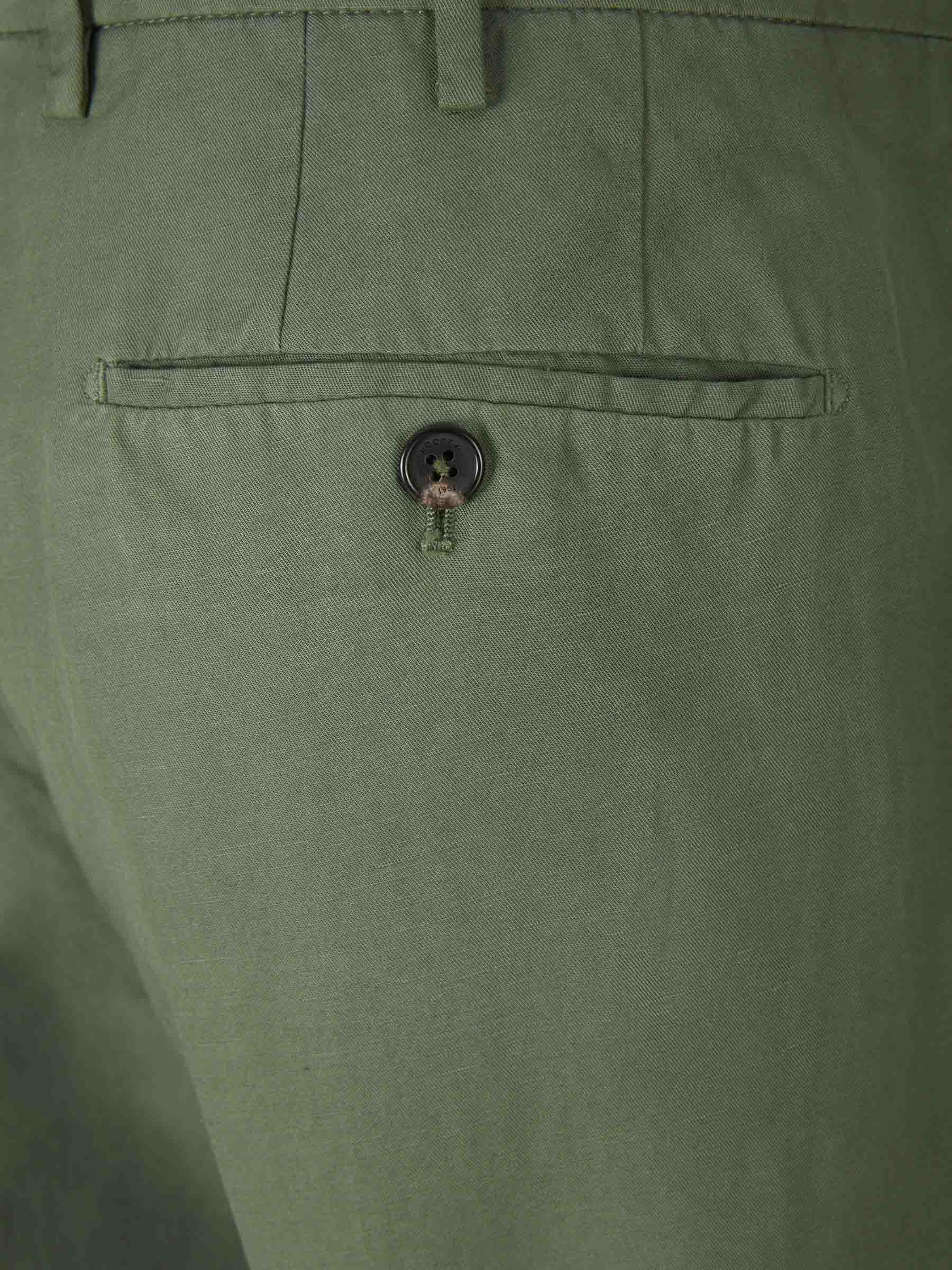 Outlet online Incotex Hombre Traje Liso Lino color Verde Menta sku 312-002812 01 - Foto 9