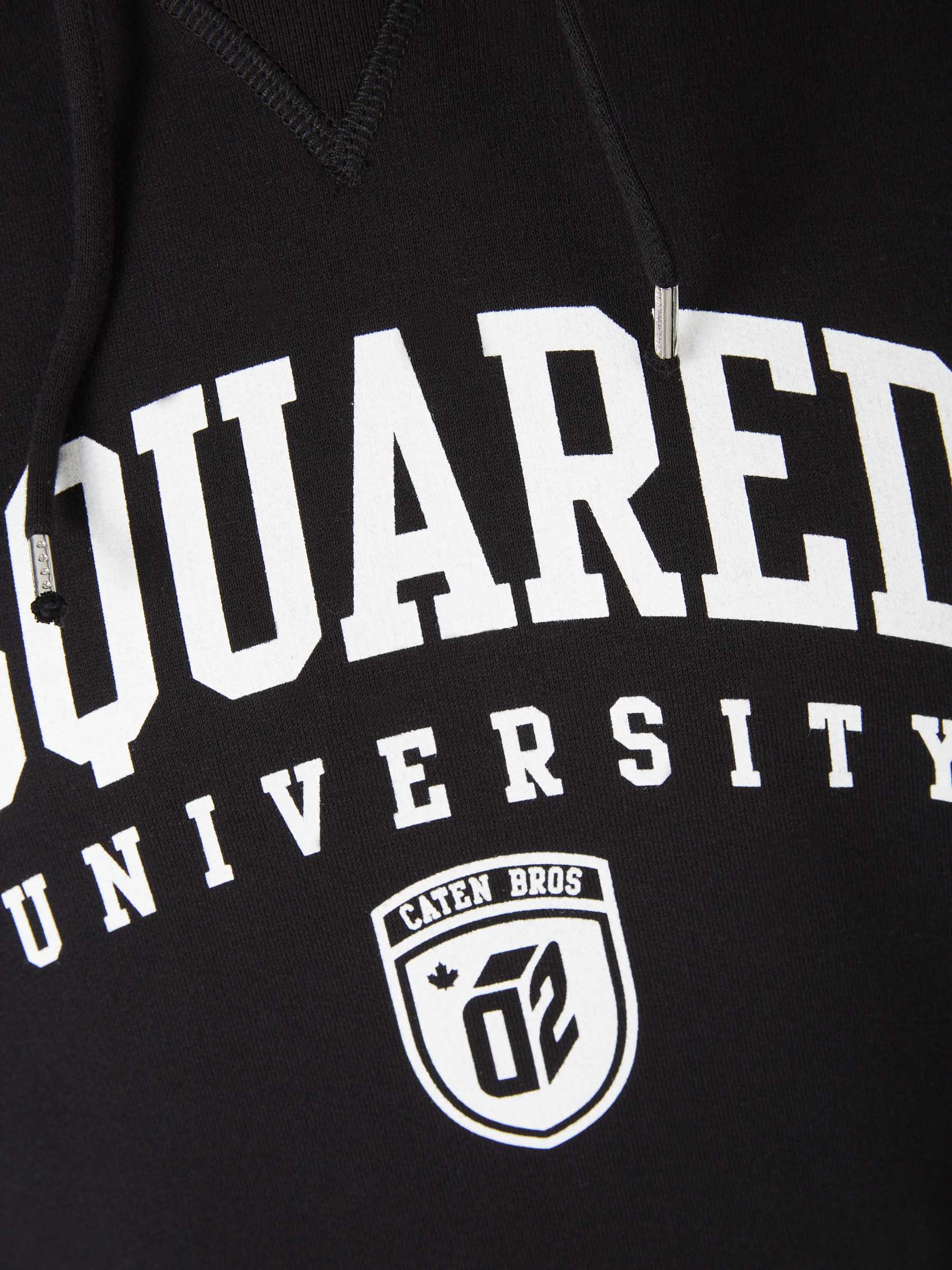 Outlet online Dsquared2 Hombre Sudadera Capucha Logo color Negro sku 545-001447 02 - Foto 4