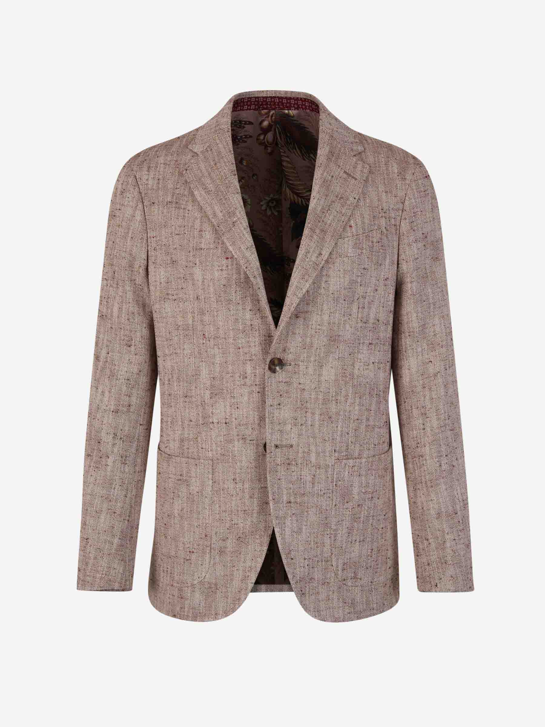 Outlet online Etro Hombre Americana Texturizada color Burdeos sku 302-003440 01 - Foto 1