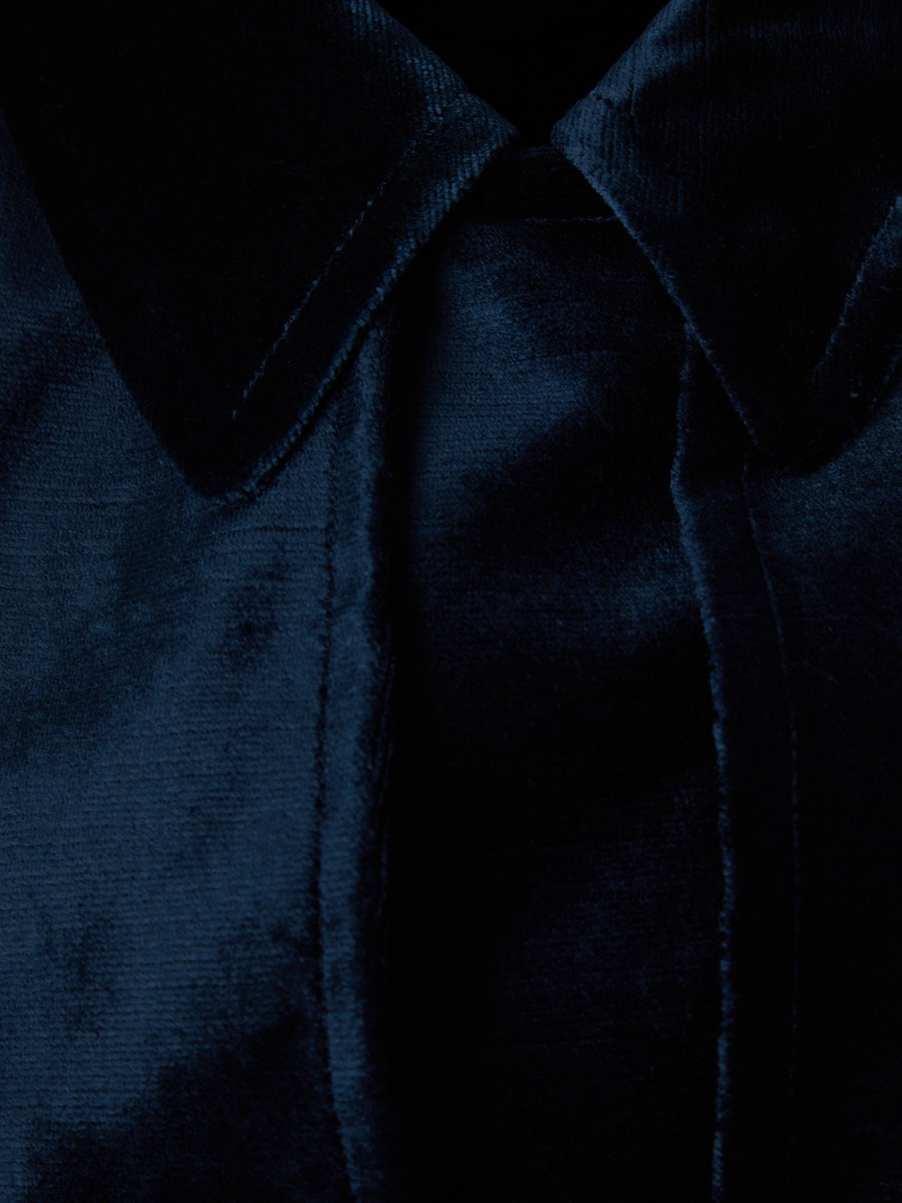 Outlet online Tom Ford Mujer Gabardina Terciopelo color Azul Marino sku 773-000228 01 - Foto 4