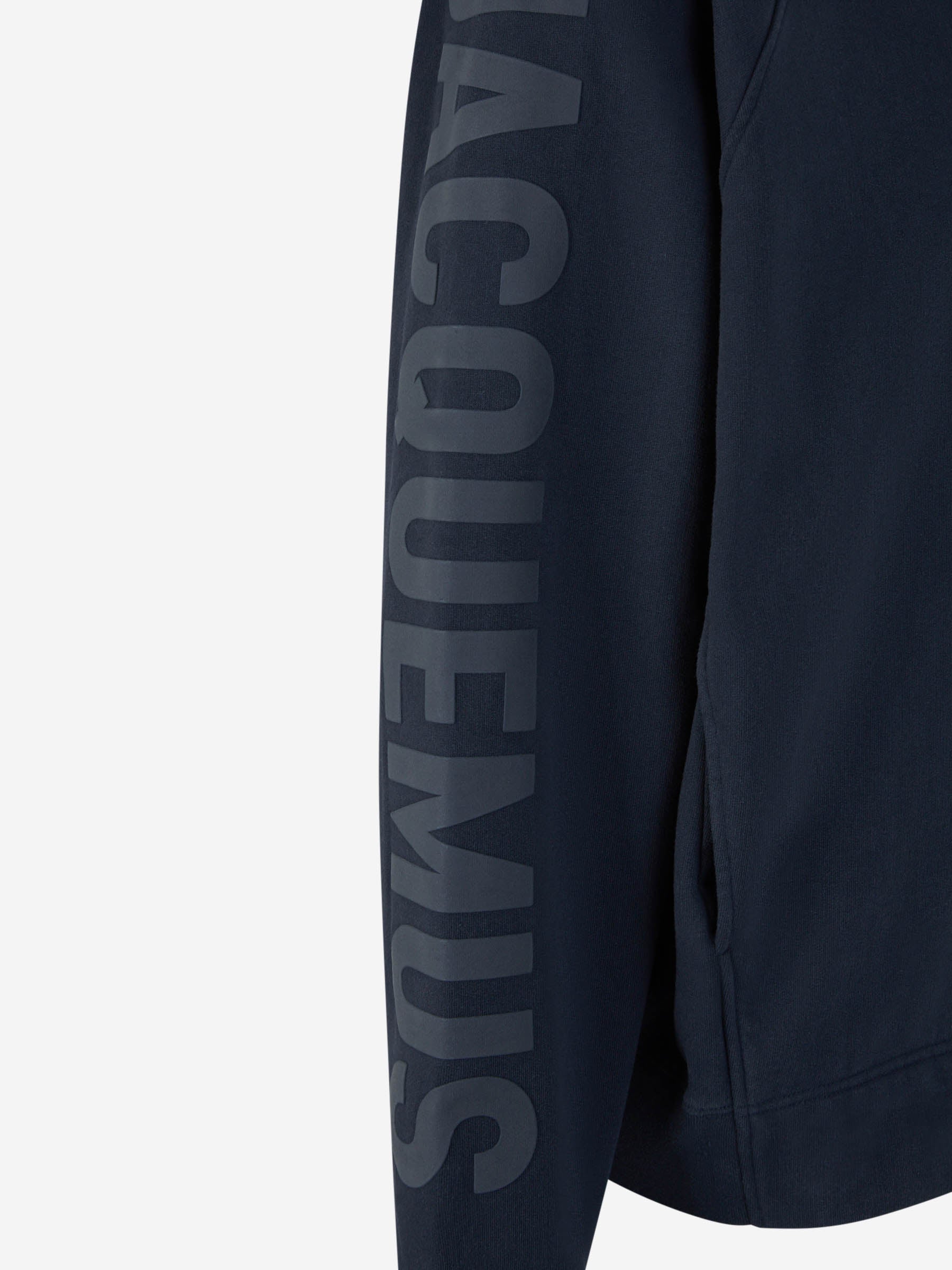 Outlet online Jacquemus Hombre Sudadera Capucha Algodón color Azul Noche sku 545-001564 01 - Foto 6