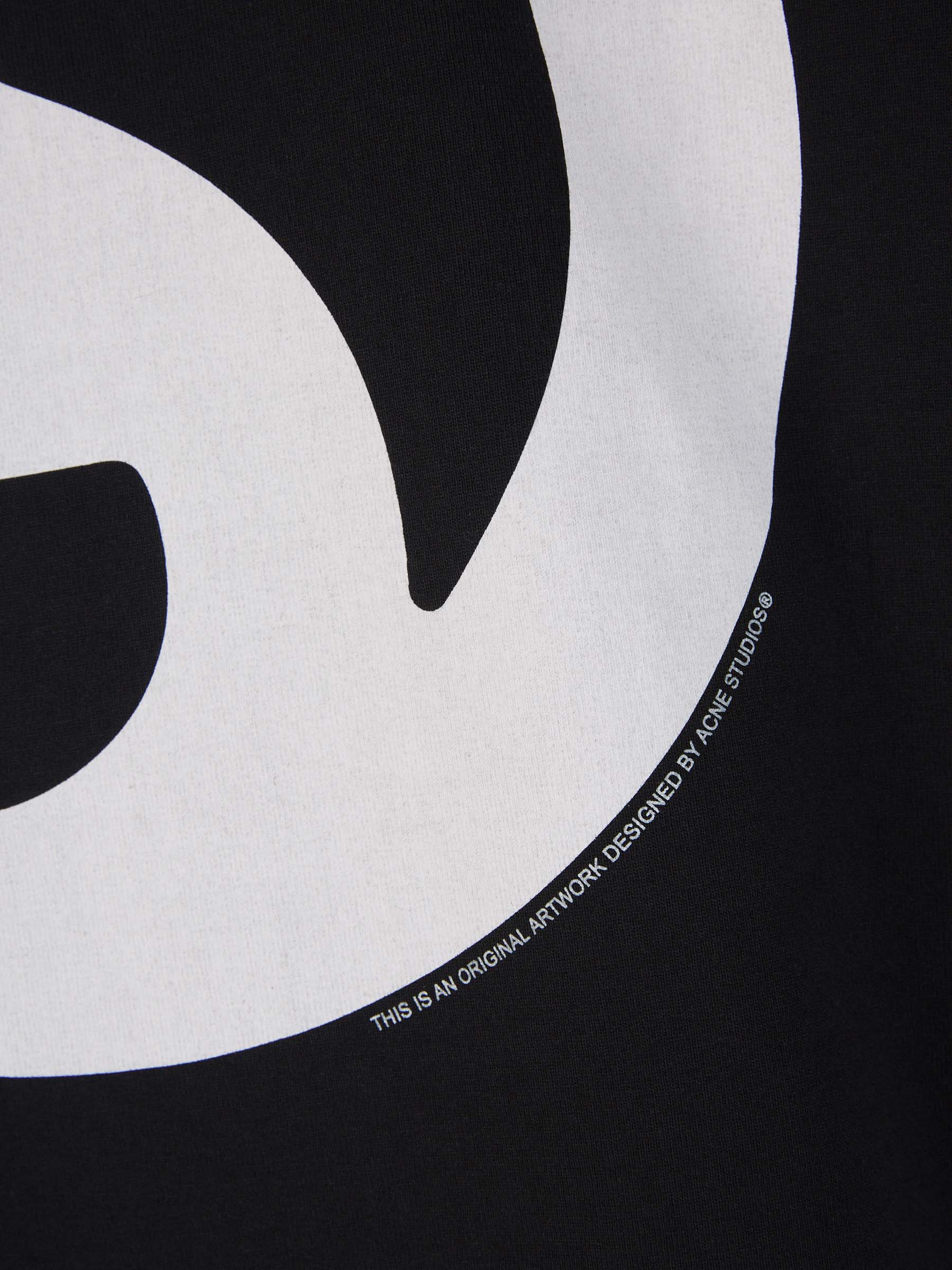 Outlet online Acne Studios Hombre Sudadera Estampada Capucha color Negro sku 545-001525 01 - Foto 5