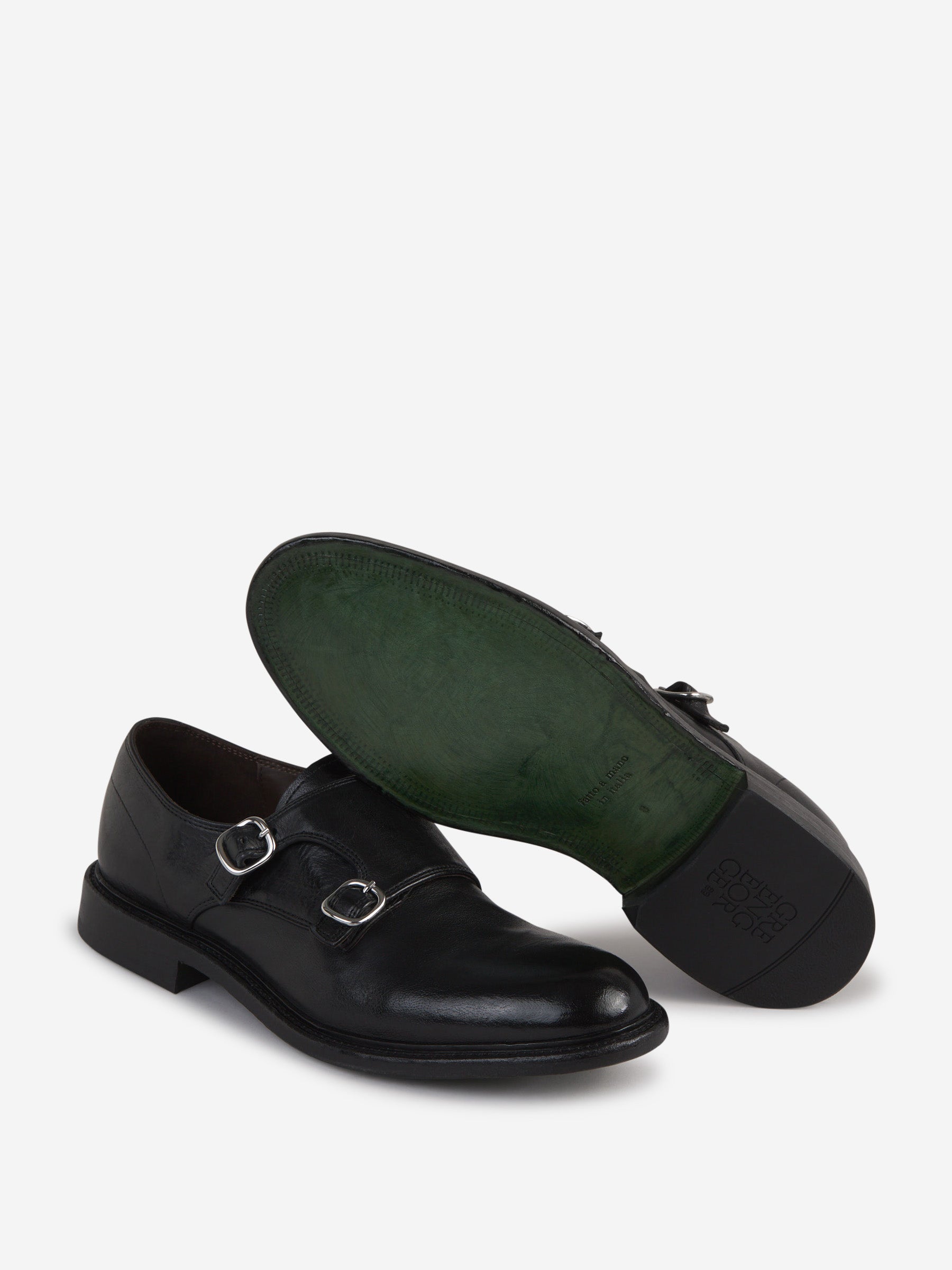 Outlet online Green George Hombre Zapatos Doble Hebilla color Negro sku 611-004432 01 - Foto 4
