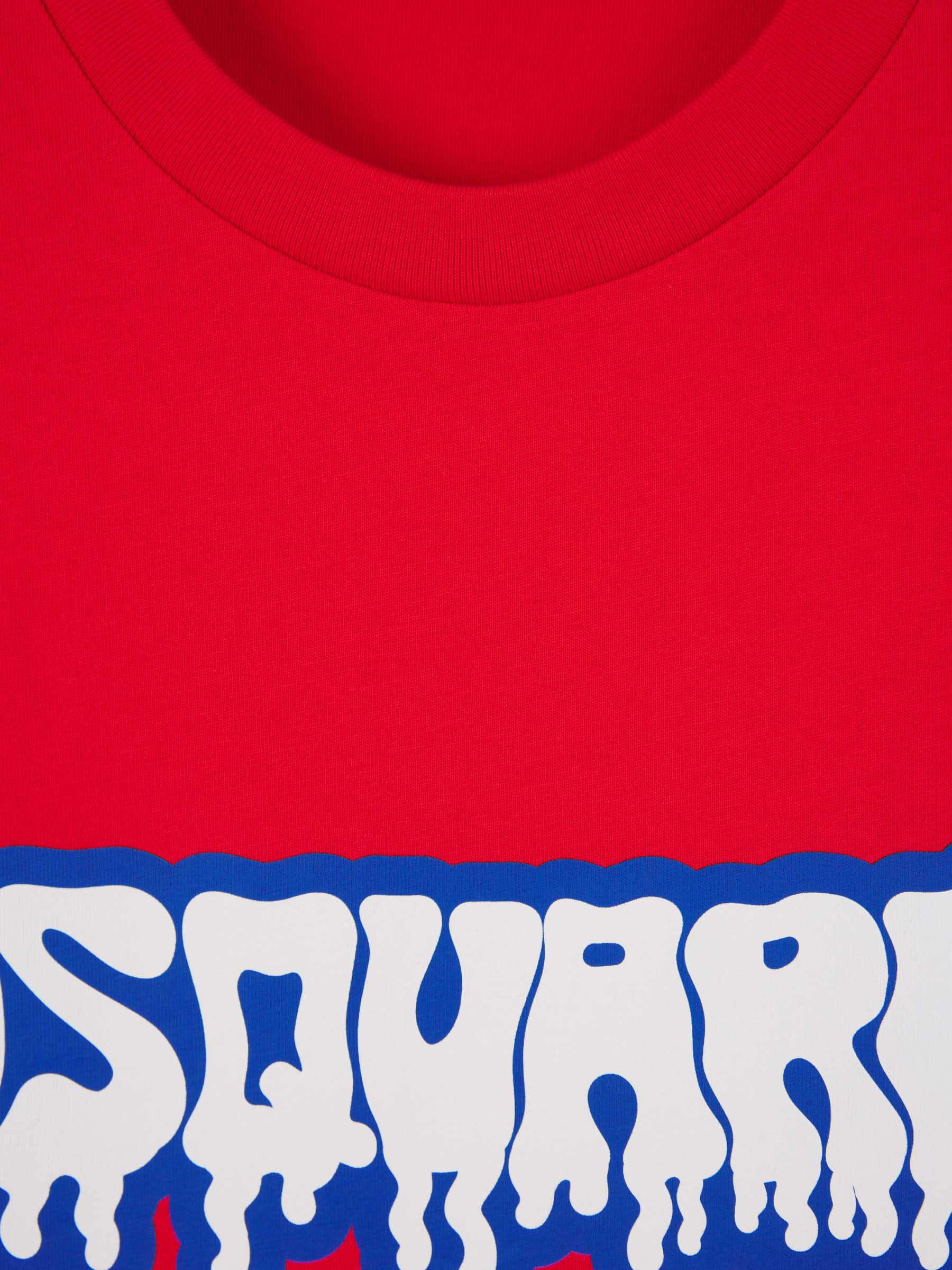 Outlet online Dsquared2 Hombre Camiseta Estampada Algodón color Rojo sku 553-003648 01 - Foto 3